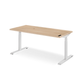 The Sway Standing Desk in Maple / White - ergonofis