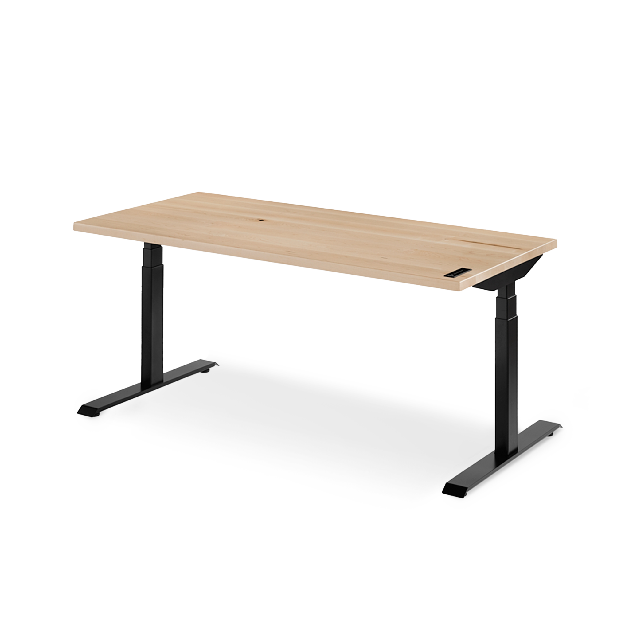 Sway Standing Desk - Maple/Black - Érable/Noir