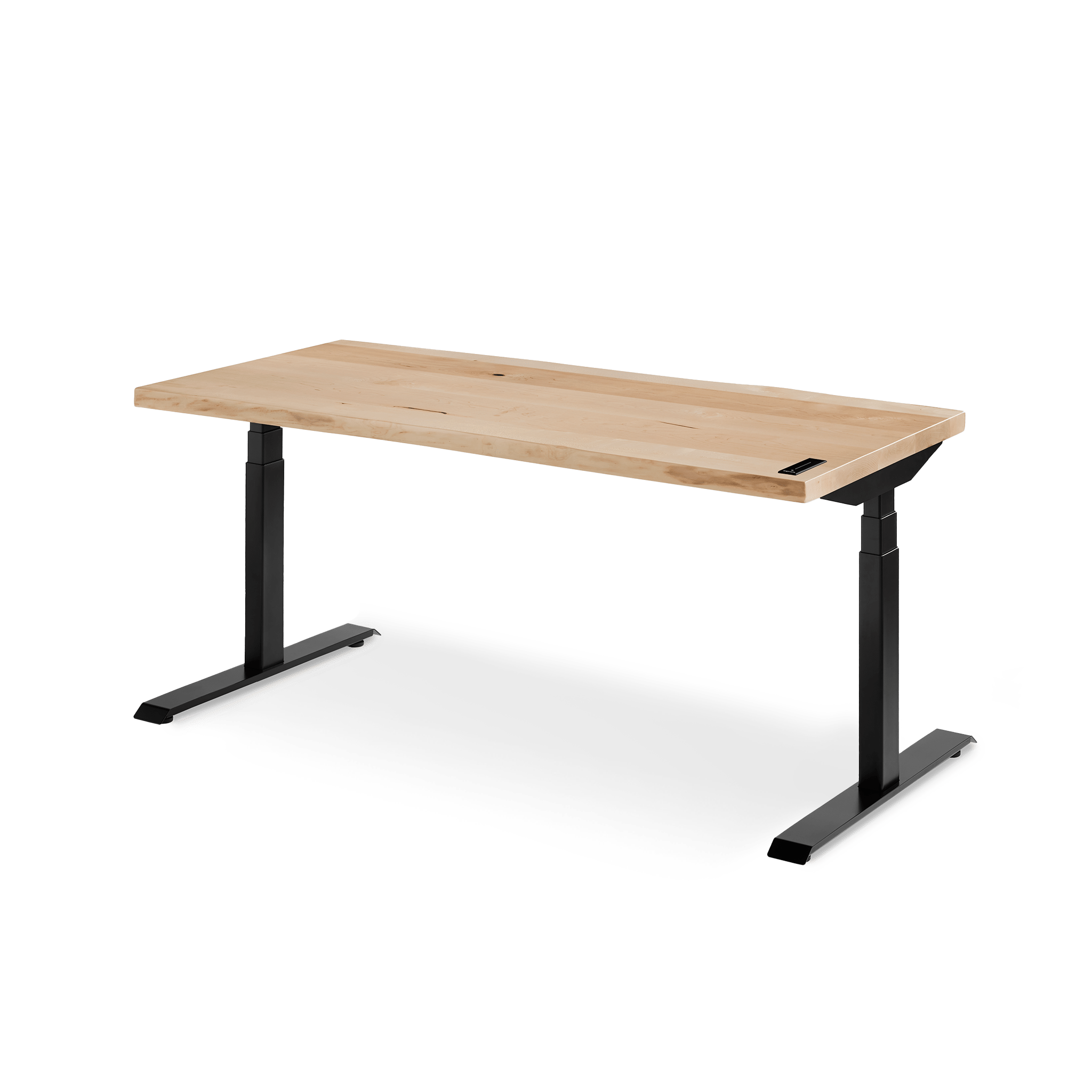 Alive Standing Desk - Maple/Black - Érable/Noir
