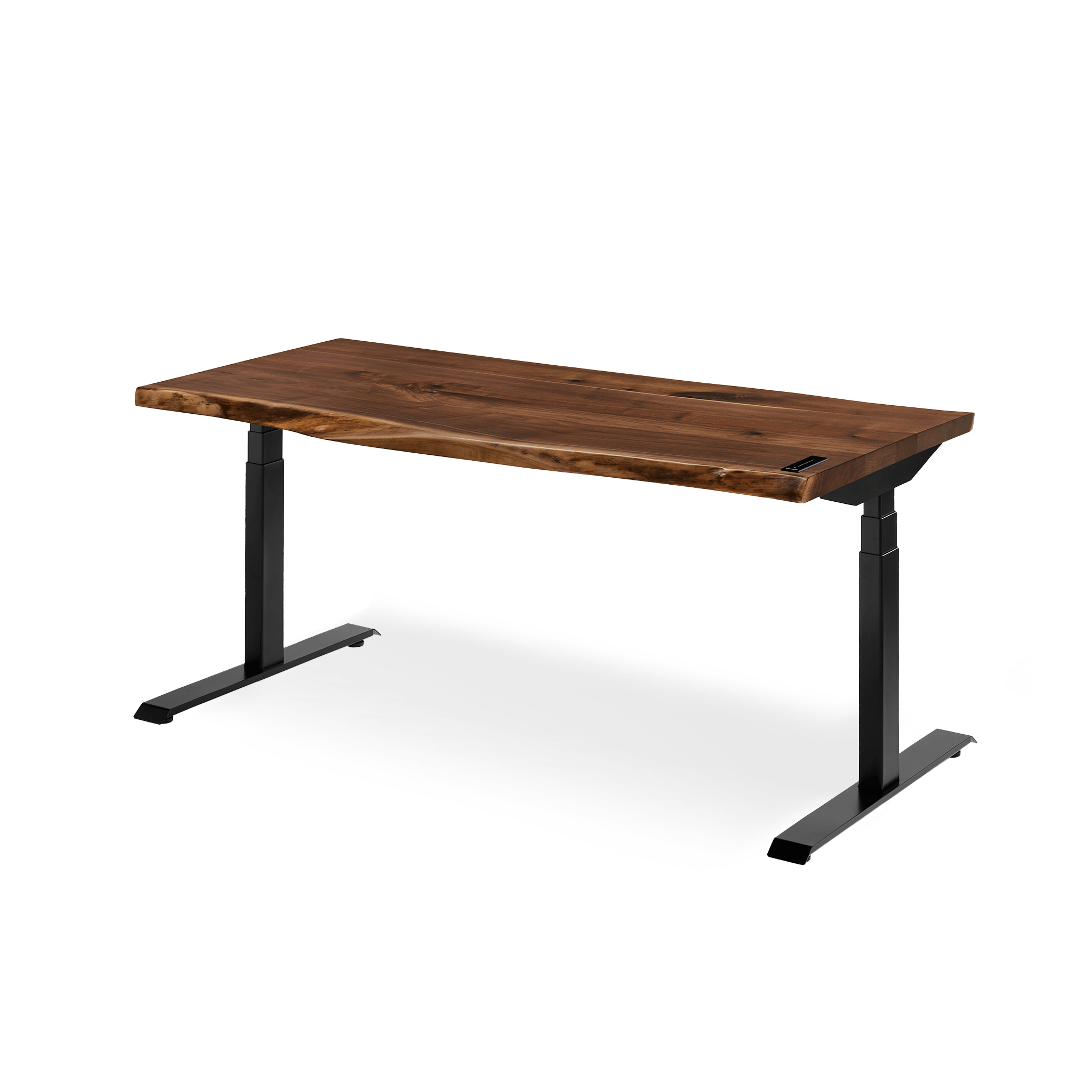 Alive Standing Desk - Walnut/Black - Noyer/Noir