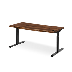 Alive Standing Desk - Walnut/Black - Noyer/Noir