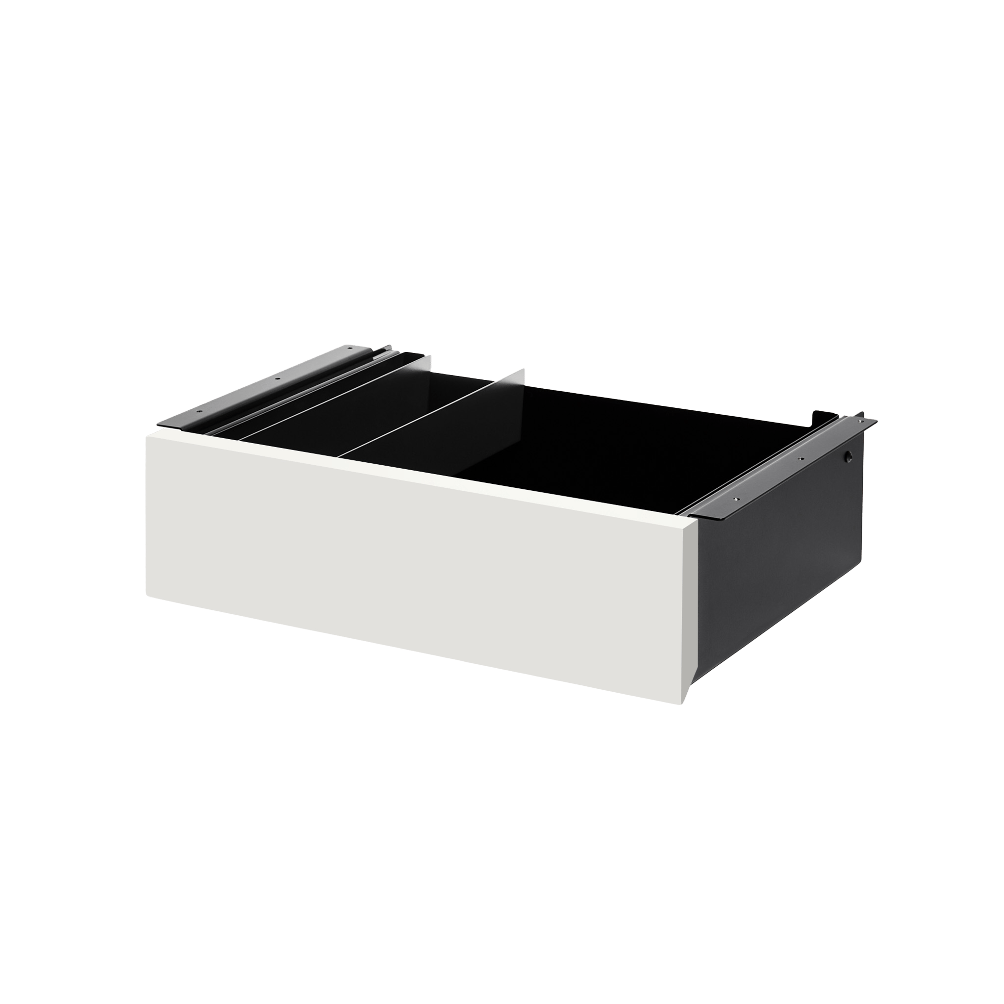 Desk Drawer - Black-Ice white - Noir-Blanc Glacial - first-image