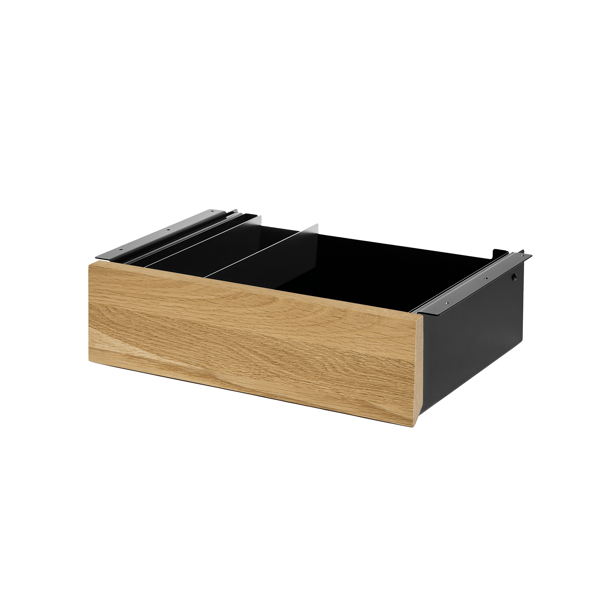 Desk Drawer - Black-White Oak - Noir-Chêne Blanc - first-image