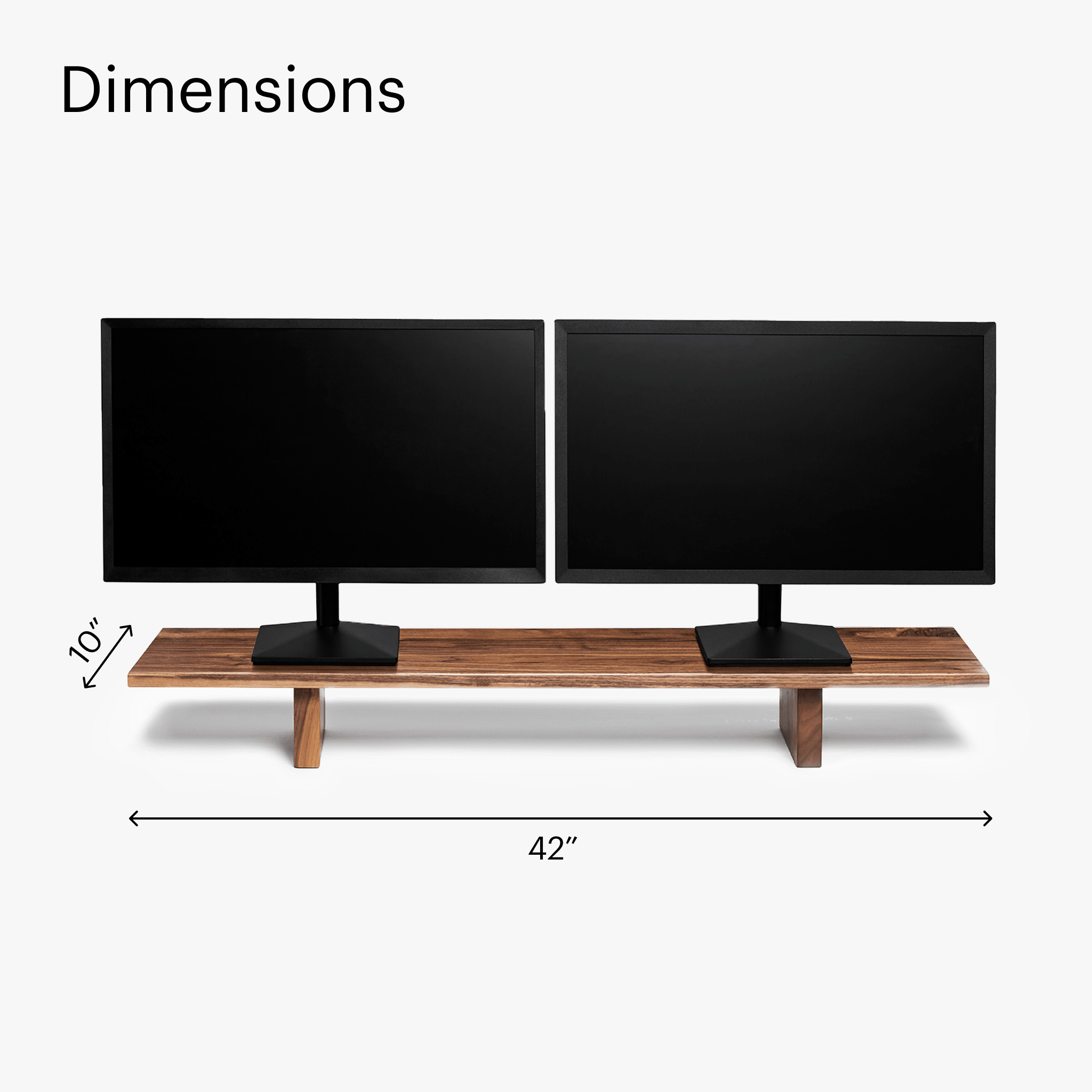 Desk Shelf - Walnut - Noyer