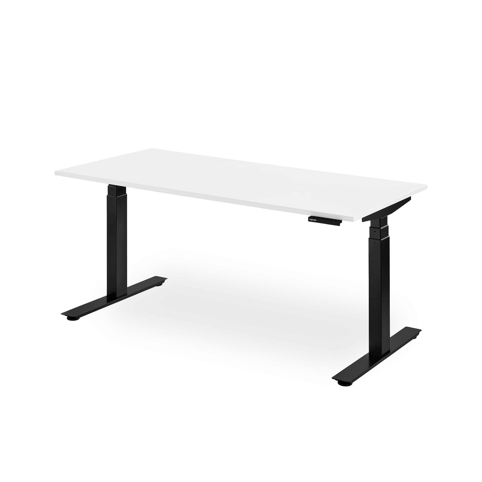 Shift Standing Desk - Ice White/Black - Blanc Glacial/Noir - first-image