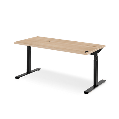 Sway Standing Desk - Maple/Black - Érable/Noir