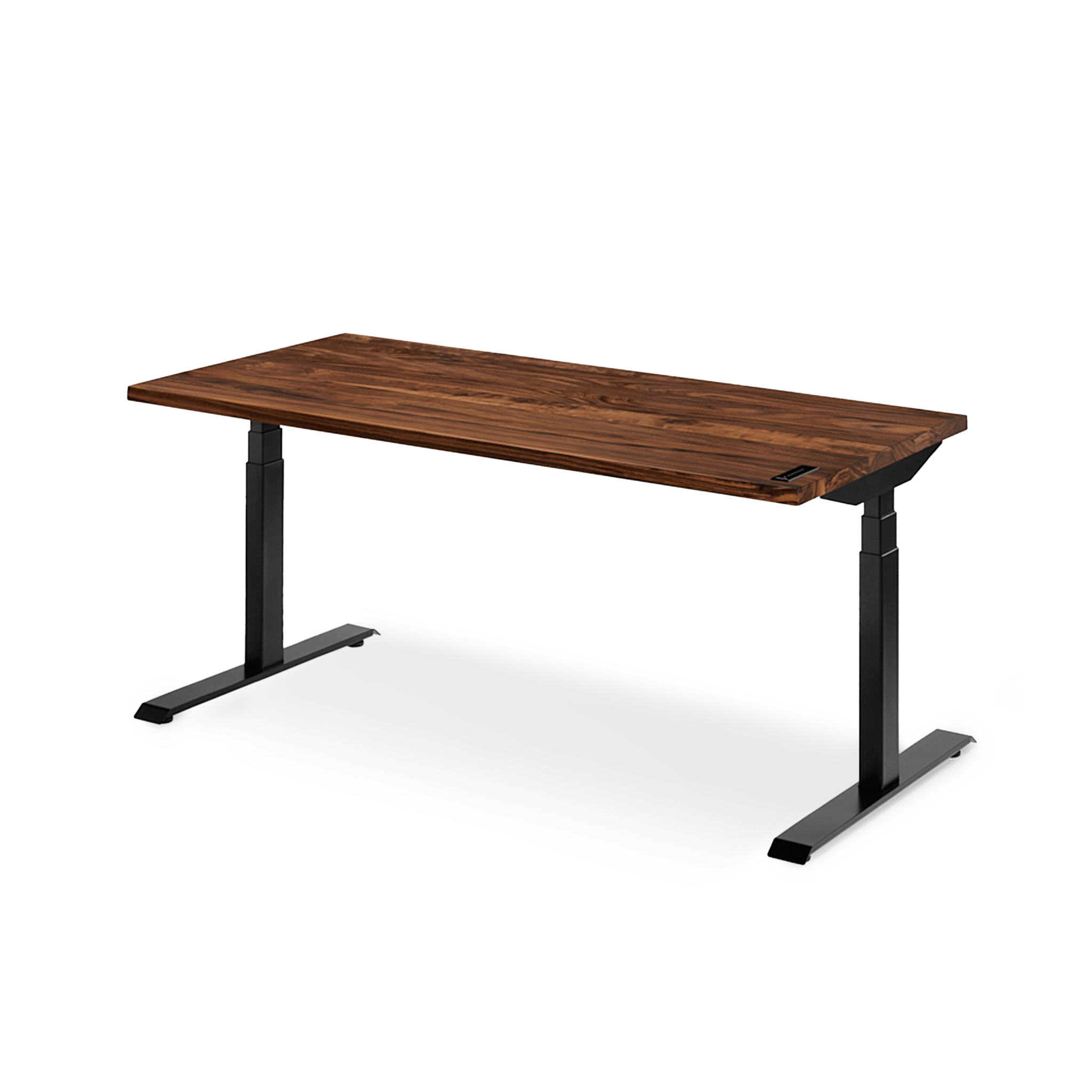 Sway Standing Desk - Walnut/Black - Noyer/Noir