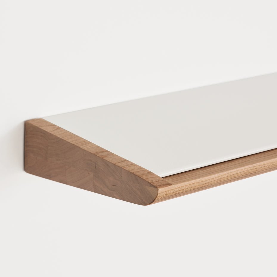 Ergonofis - Wall Shelf - White-Cherrywood - Blanc-Cerisier - first-image