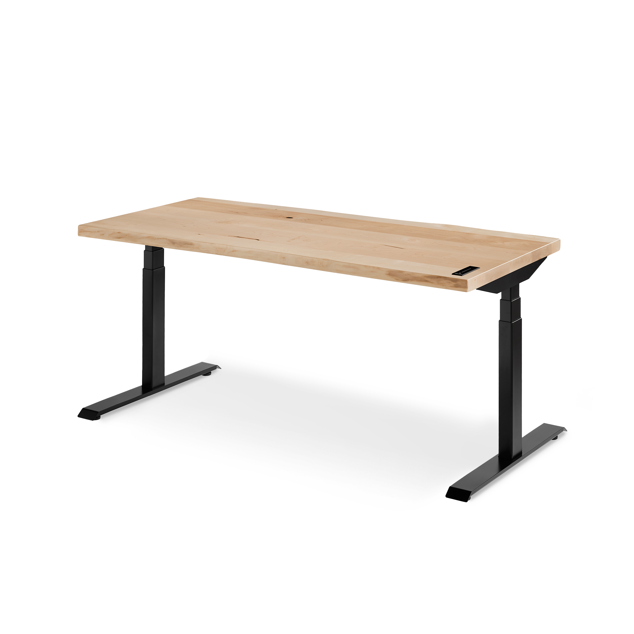 Almost Perfect Alive Desk - Maple/Black - Érable/Noir