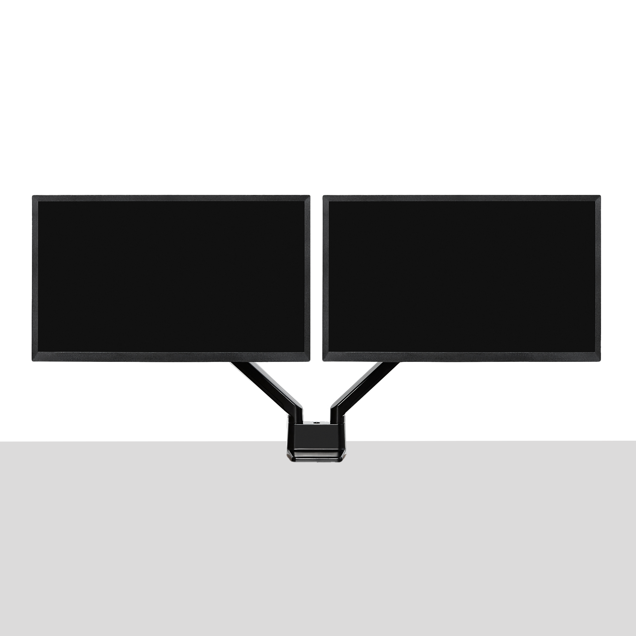 Double Monitor Arm - Black-Dual - Noir-Double