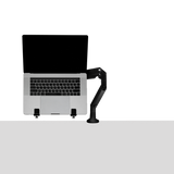 Single Monitor Arm - Black-Single-Laptop tray - Noir-Simple-Support à portable