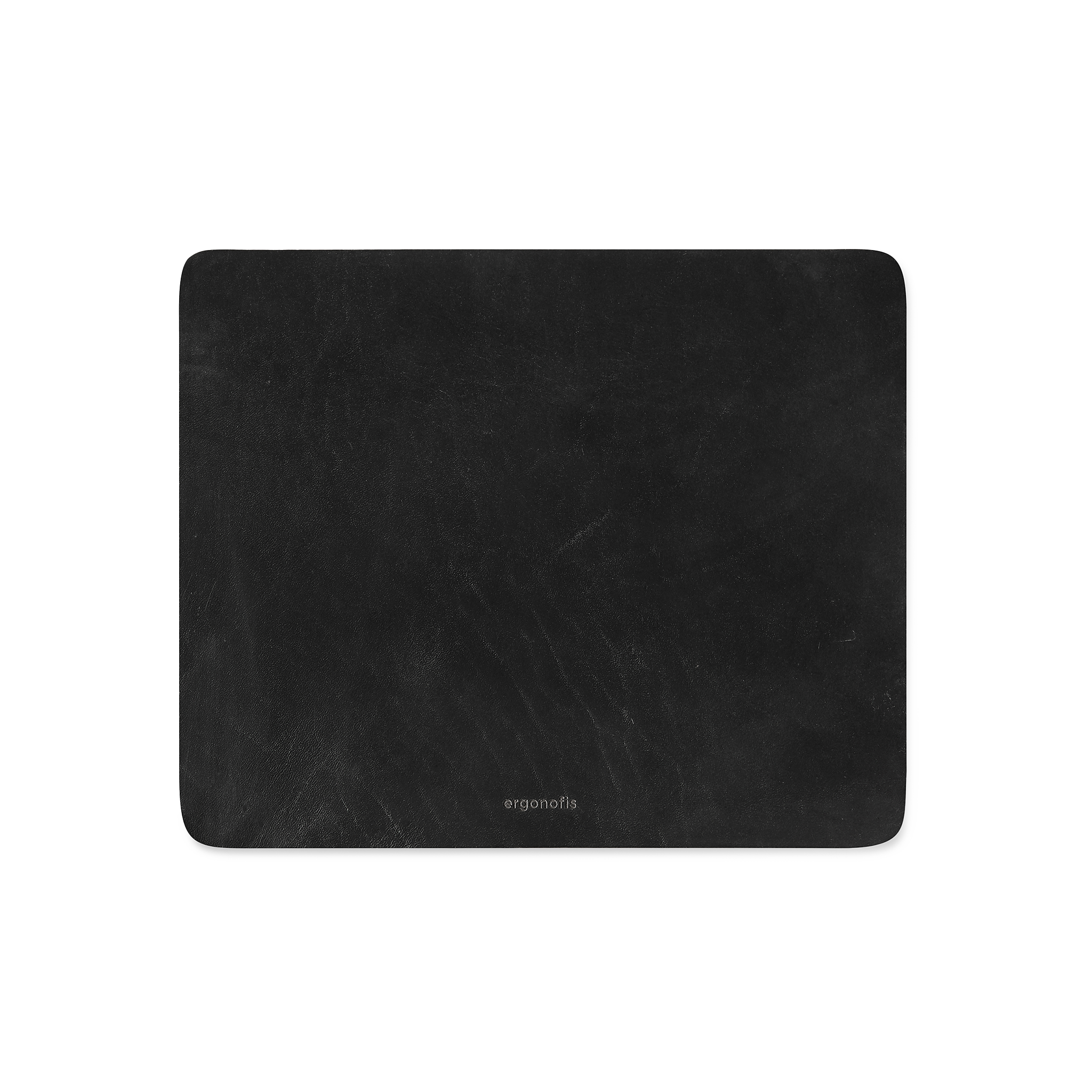 Almost Perfect Leather mouse pad - Black - Noir