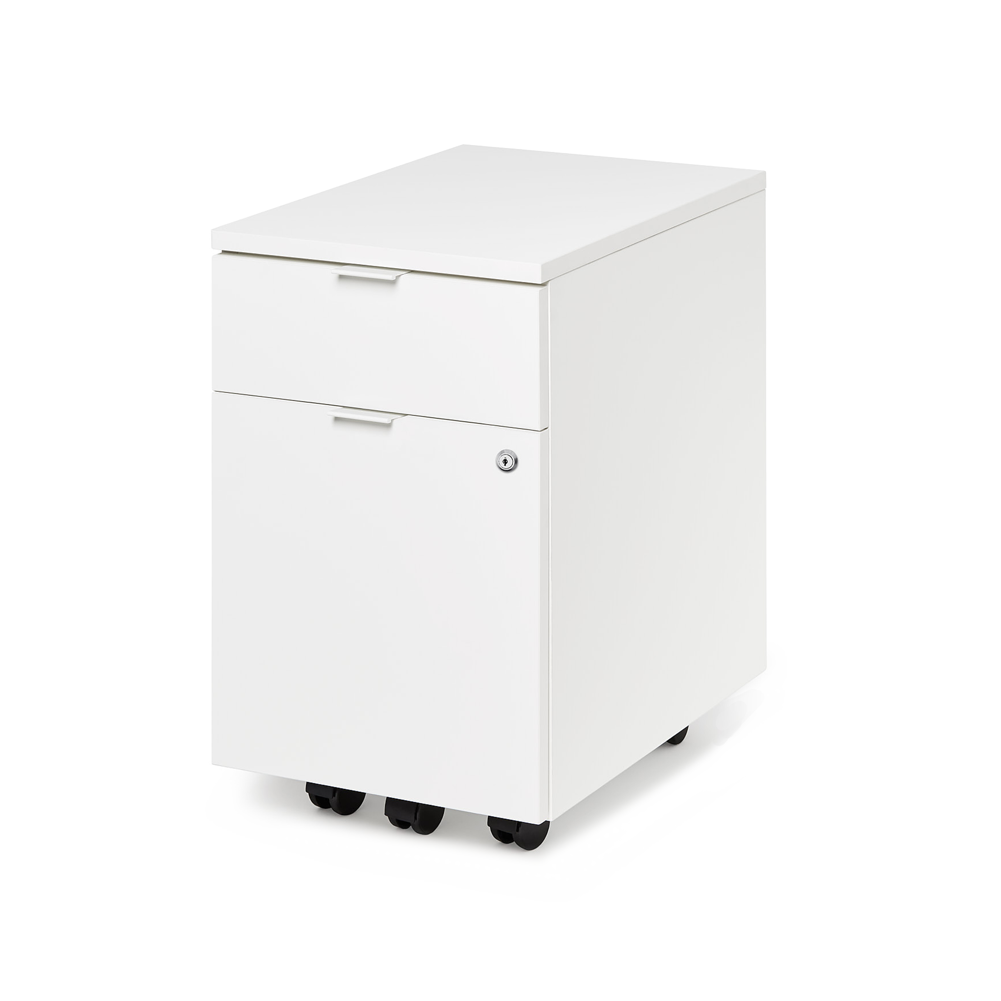 Almost Perfect Neat Filing Cabinet - White-White - Blanc-Blanc