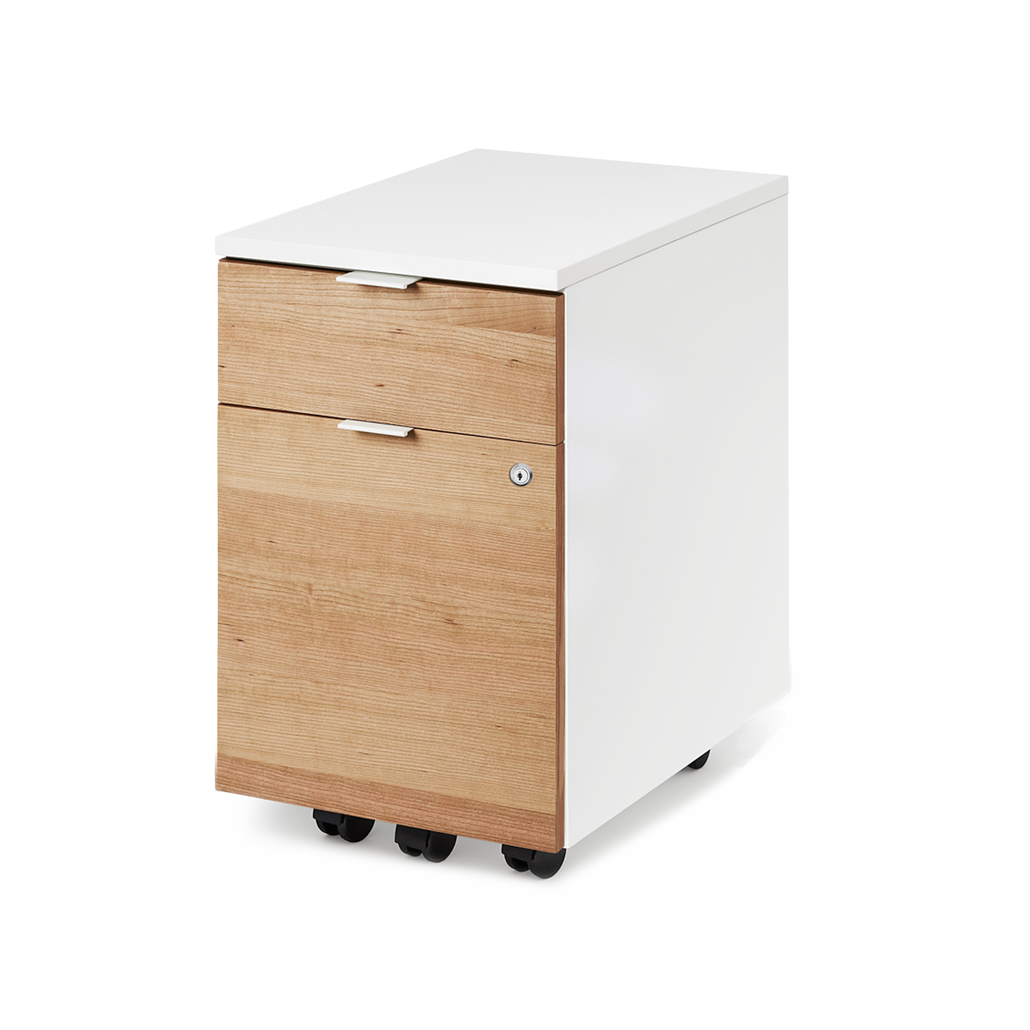 Almost Perfect Neat Filing Cabinet - White-Cherrywood - Blanc-Cerisier