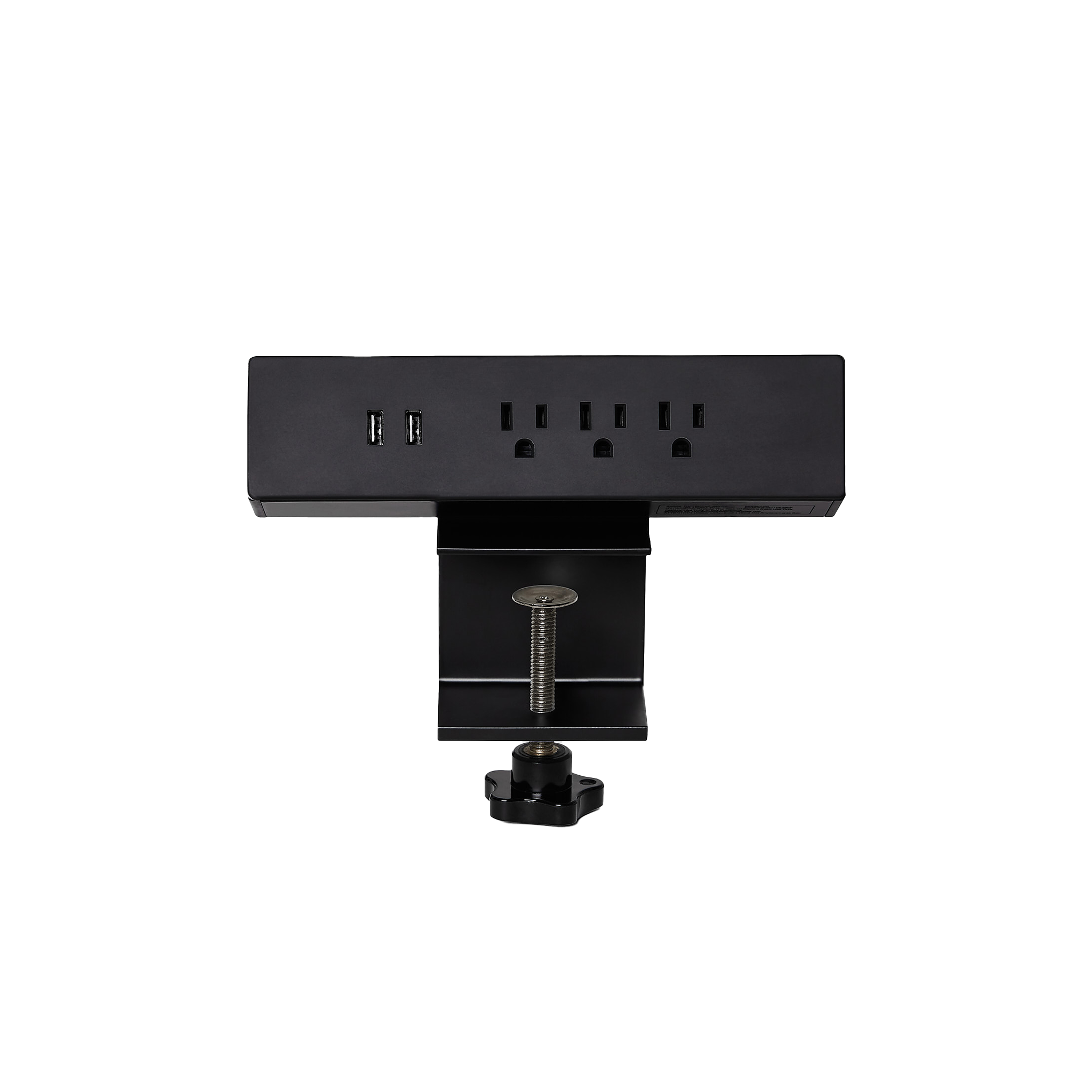 Almost Perfect Power bar outlet - Black-On desk - Noire-Sur bureau