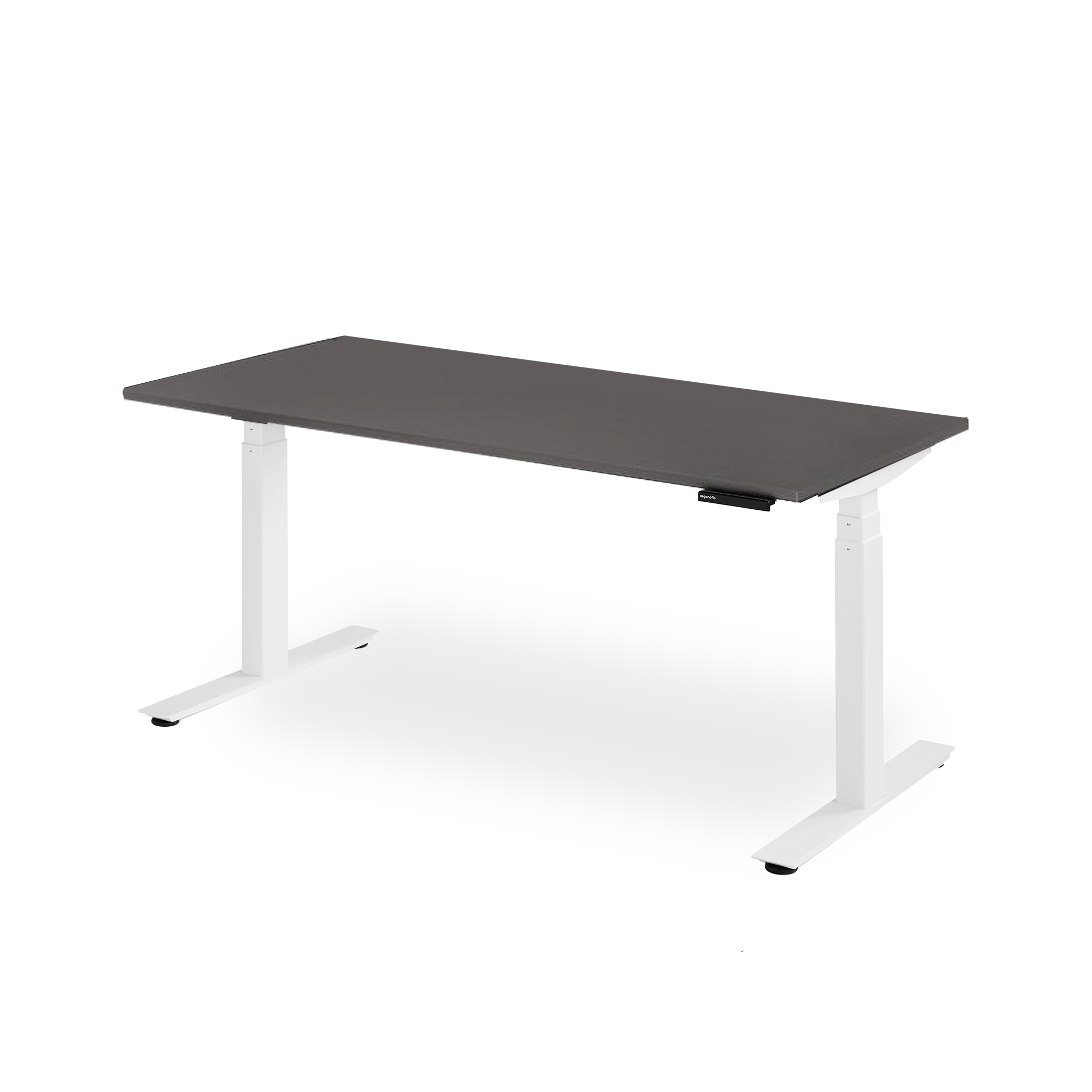 Almost Perfect Shift desk - Graphite Grey__White - Gris graphite__Blanc