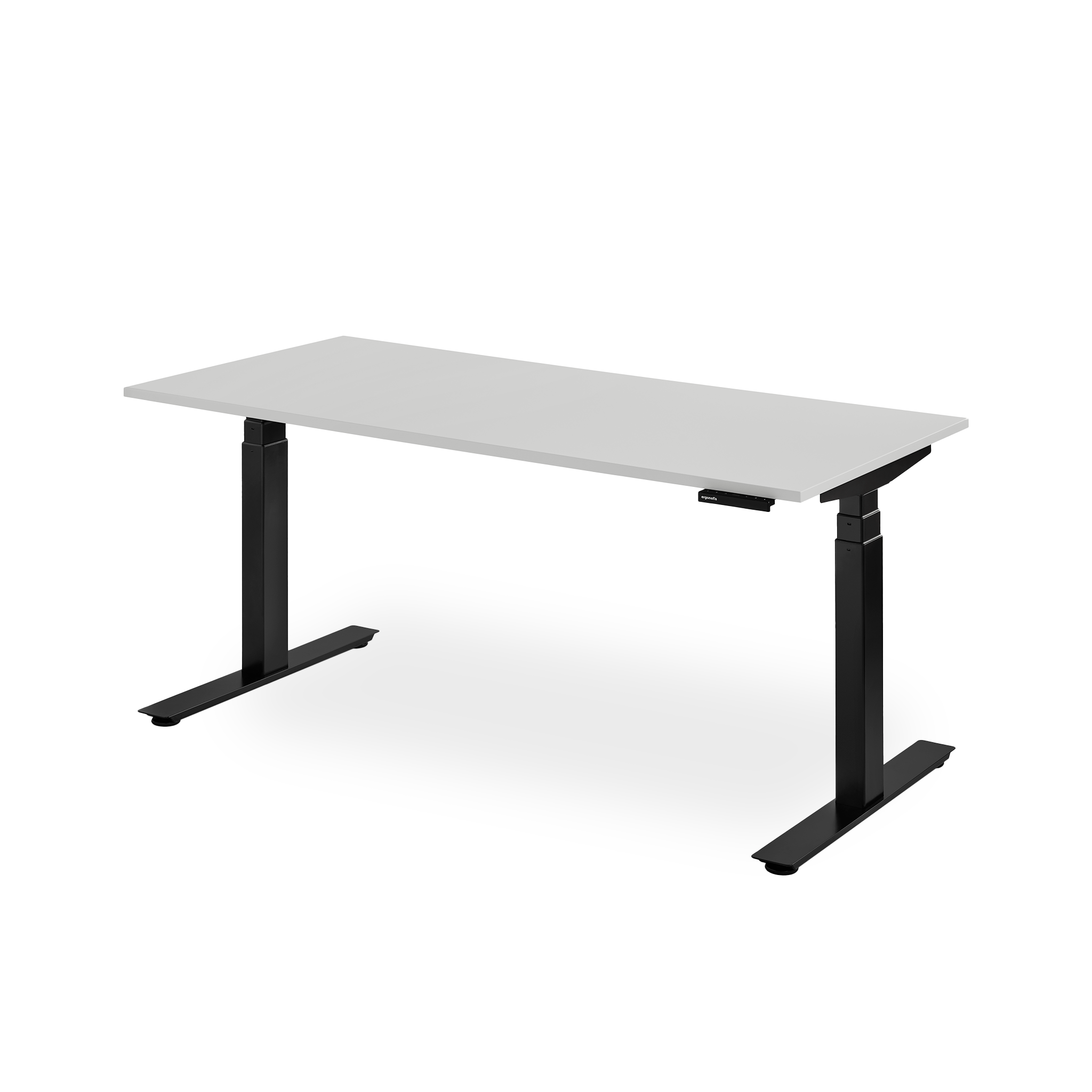 Almost Perfect Shift Desk - Pale Grey/Black - Gris clair/Noir