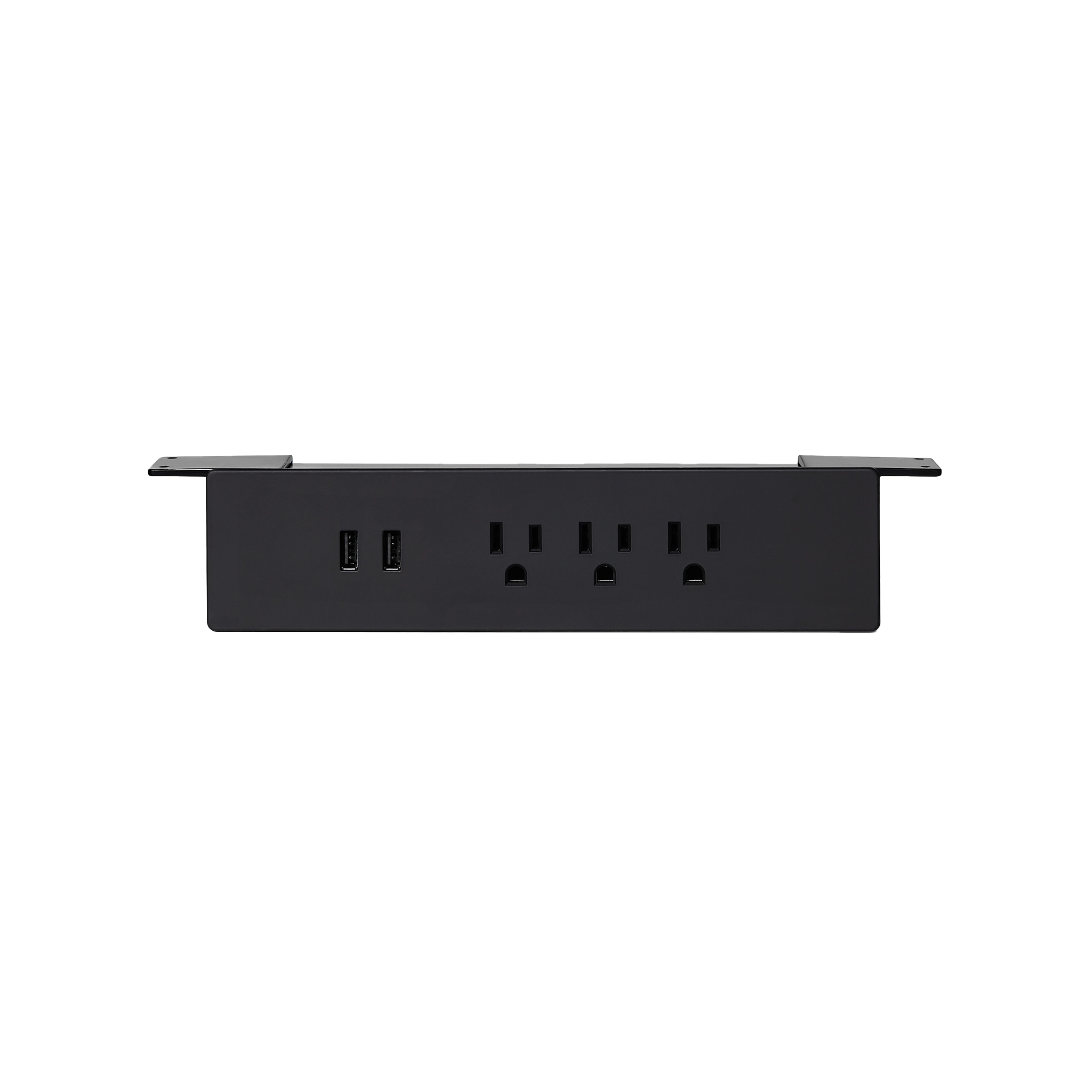 Almost Perfect Power bar outlet - Black-Under desk - Noire-Sous bureau