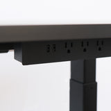 Under Desk Power Bar Outlet - Ergonofis