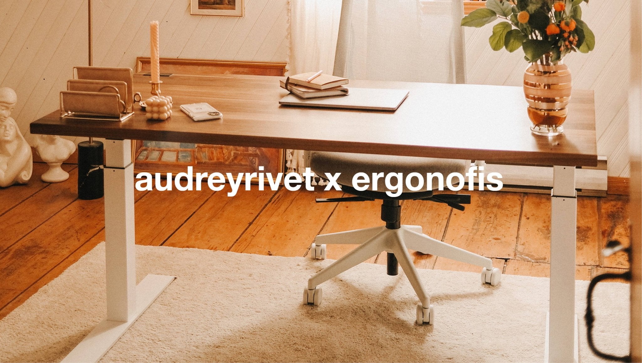 Home Office Tour : Audrey Rivet for audreyrivet - Ergonofis