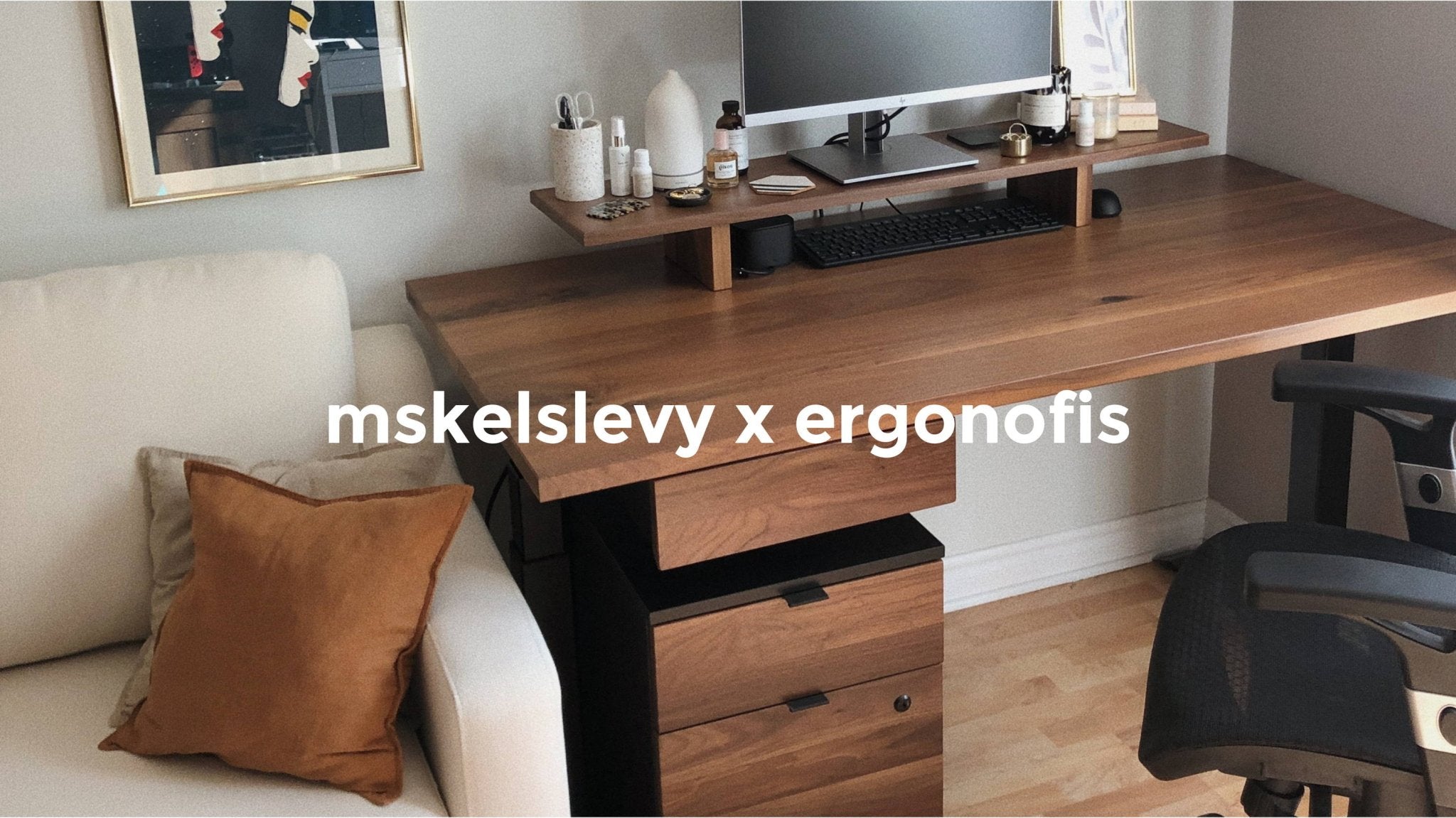 Home Office Tour: Kelsey for mskelslevy - Ergonofis