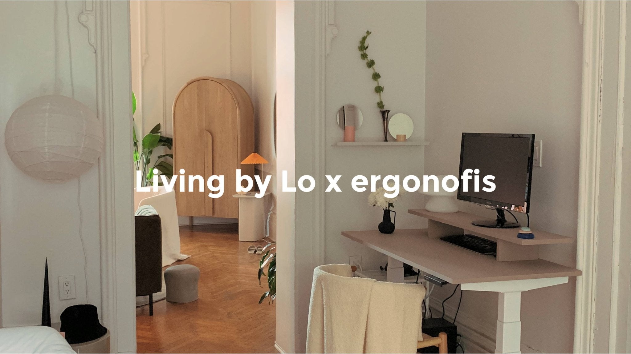 Home Office Tour: Lauren for Living by Lo - Ergonofis