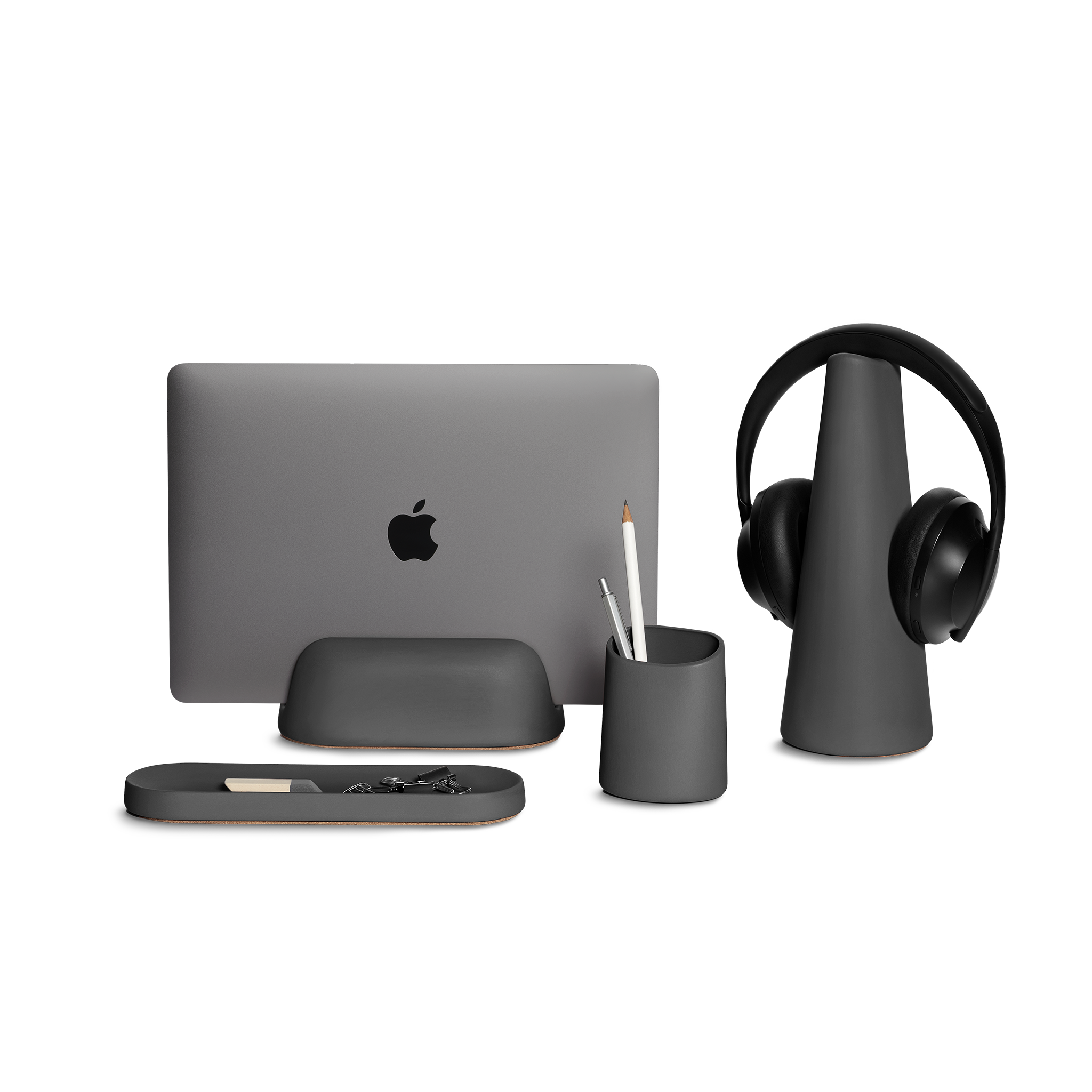 Desk Accessories Set - Coal - Charbon