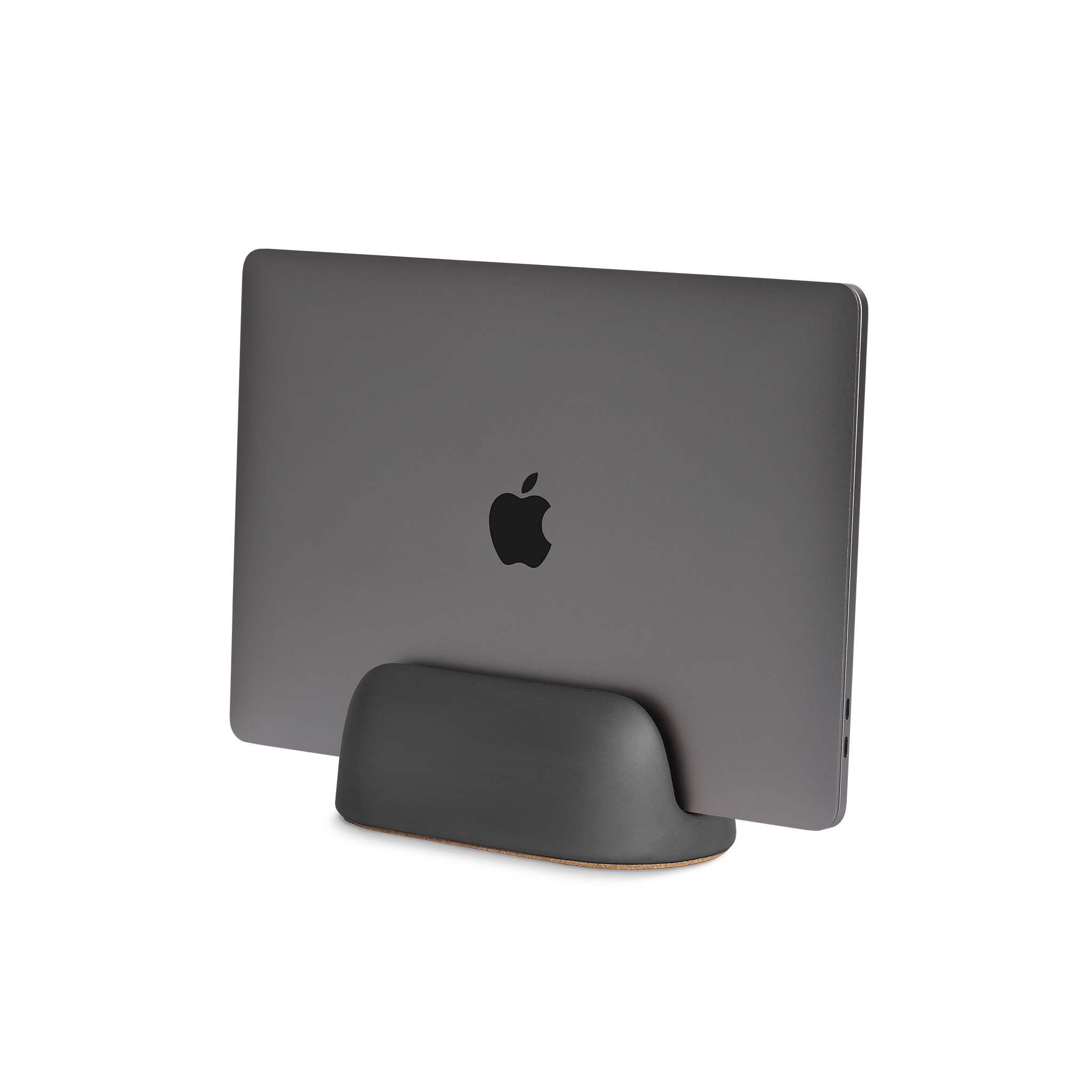 Vertical Laptop Dock - Coal - Charbon