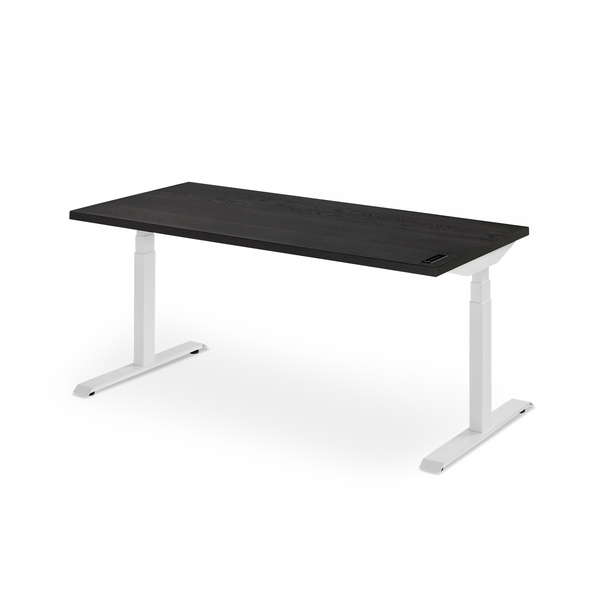 Sway Standing Desk - Black Oak/White - Chêne noir/Blanc