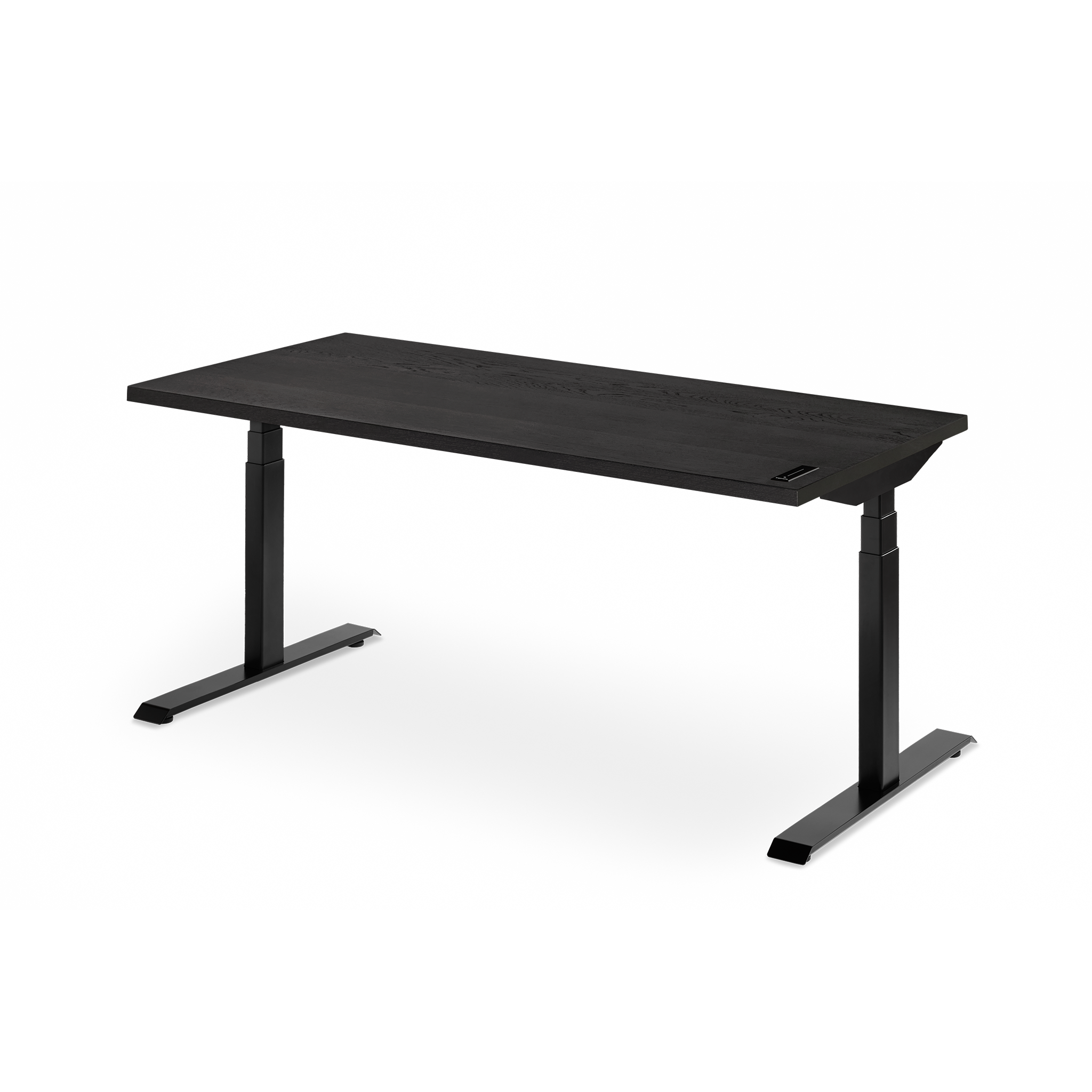 Sway Standing Desk - Black Oak/Black - Chêne noir/Noir