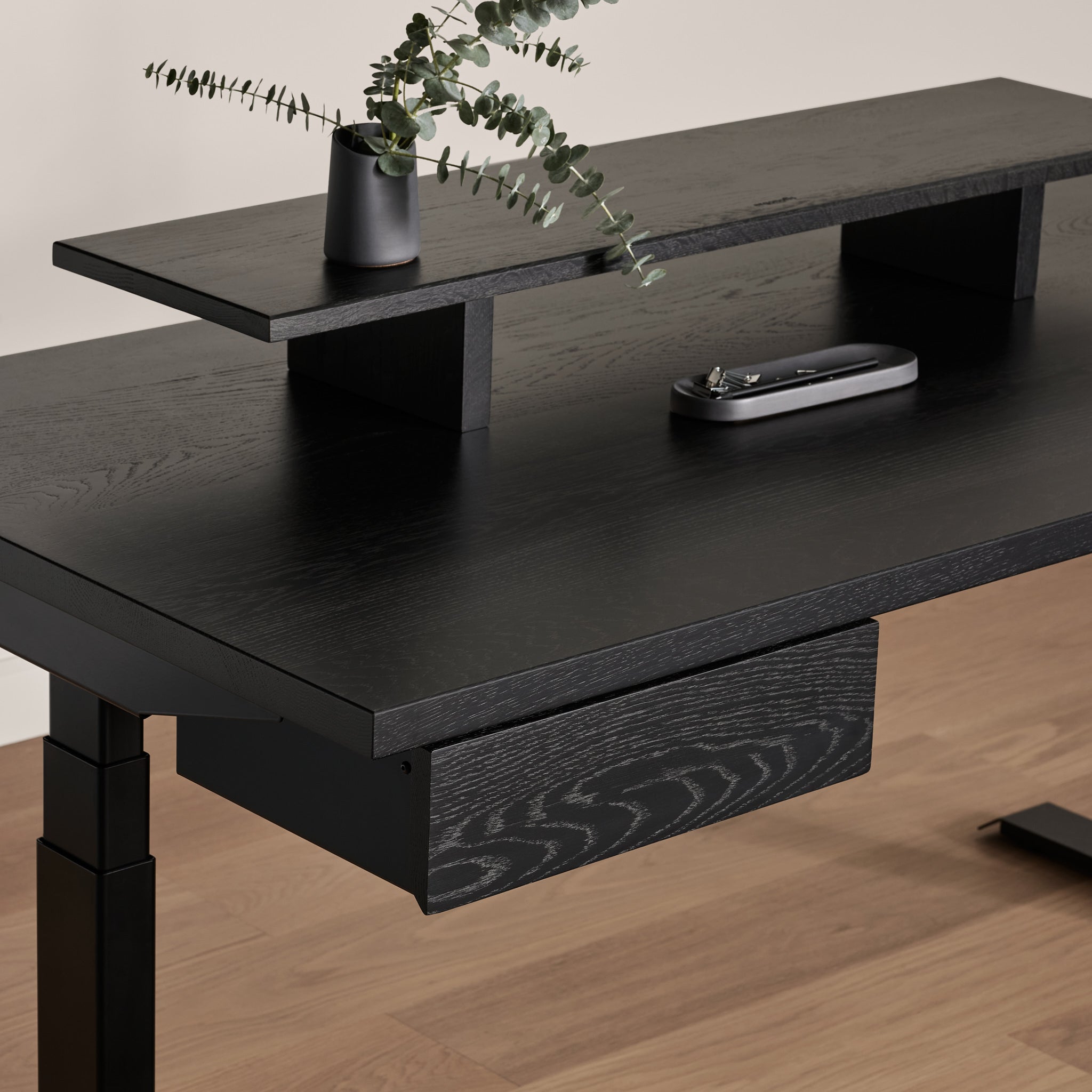 Desk Shelf - Black Oak - Chêne noir