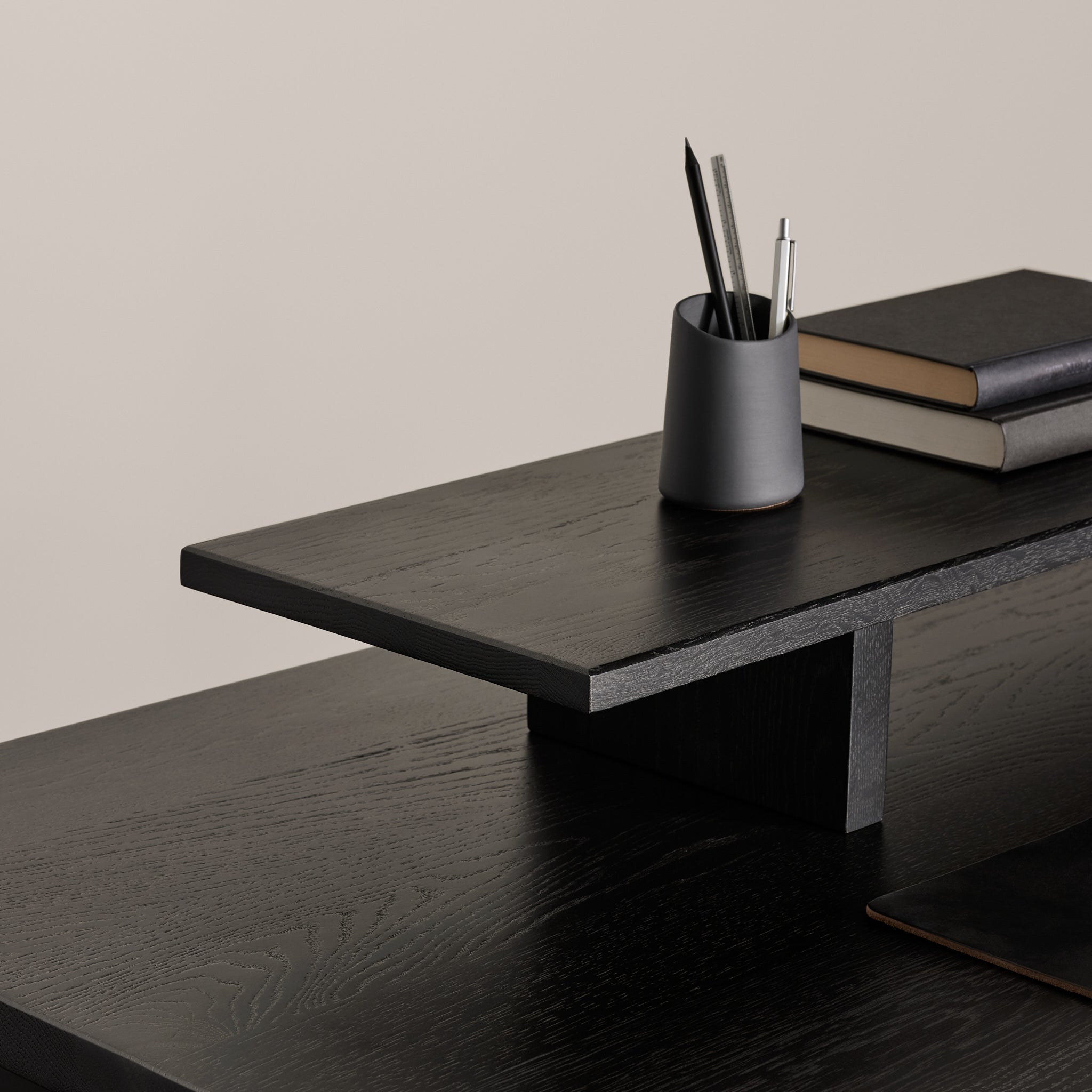 Desk Shelf - Black Oak - Chêne noir