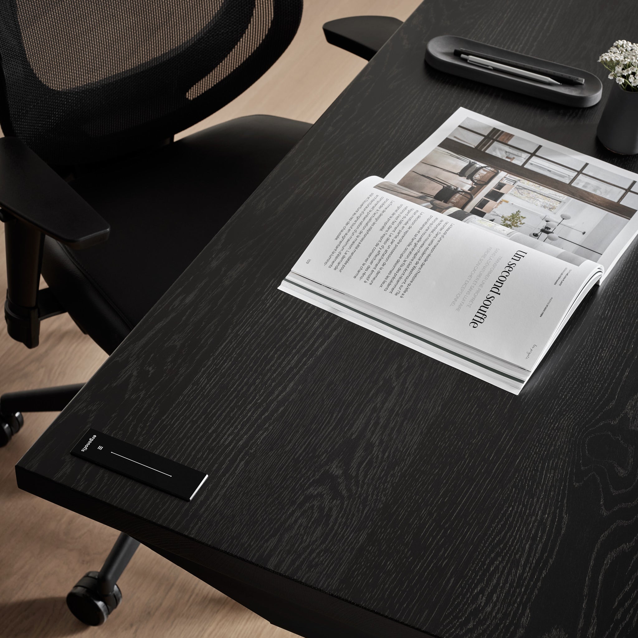 Sway Standing Desk - Black_Oak__Black - Chêne_Noir__Noir