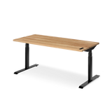 The Sway Standing Desk in Cherrywood / Black - ergonofis