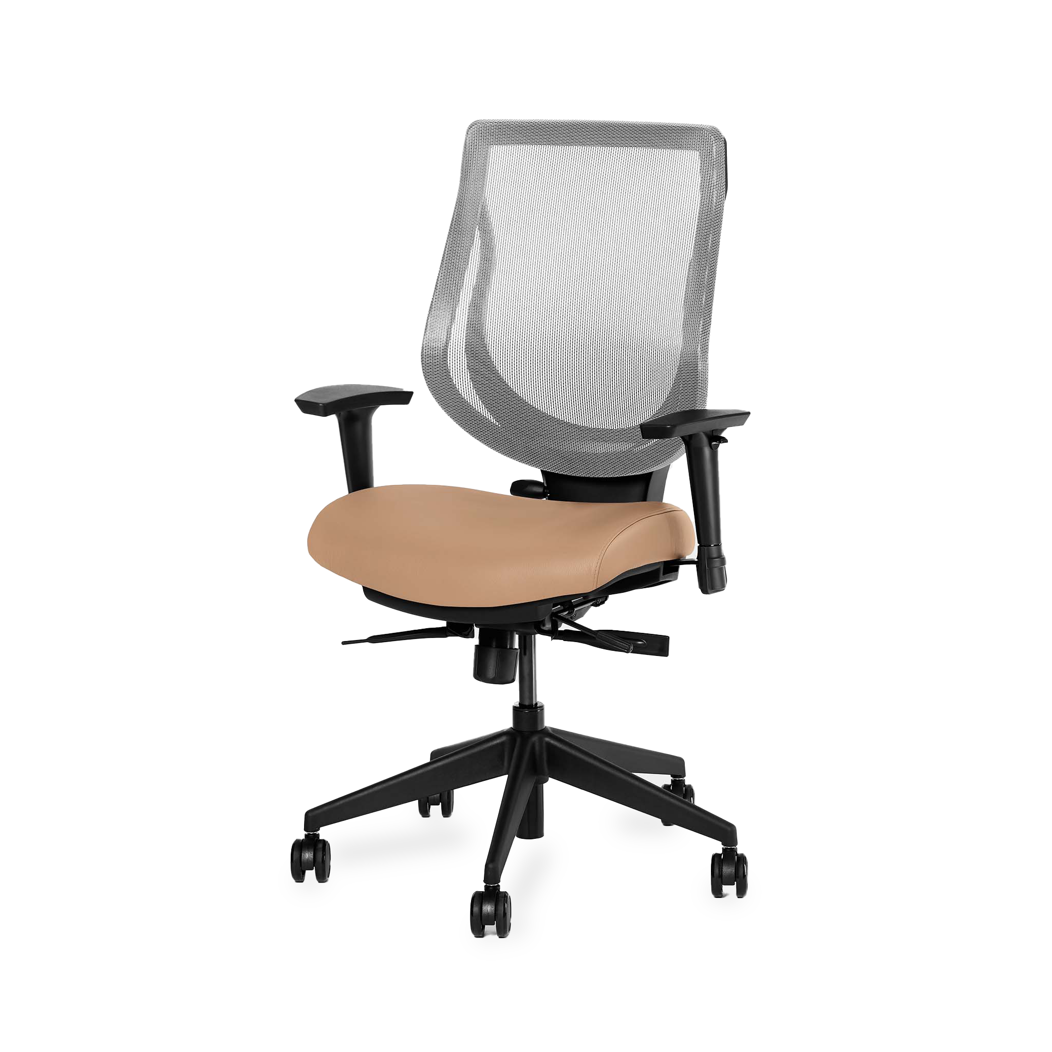 YouToo Ergonomic Chair - Black-Smoke – Rust - Noir-Fumée – Rouille