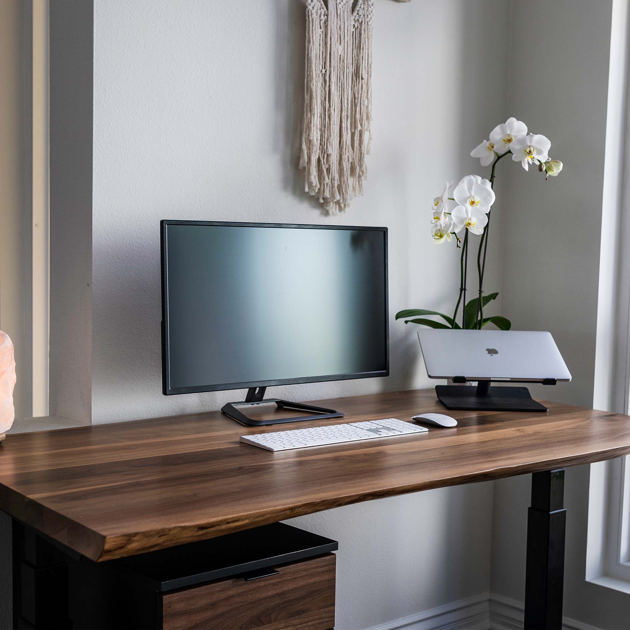 Alive Standing Desk - Walnut/Black - Noyer__Noir