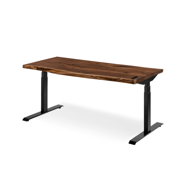 Alive Standing Desk - Walnut/Black - Noyer/Noir