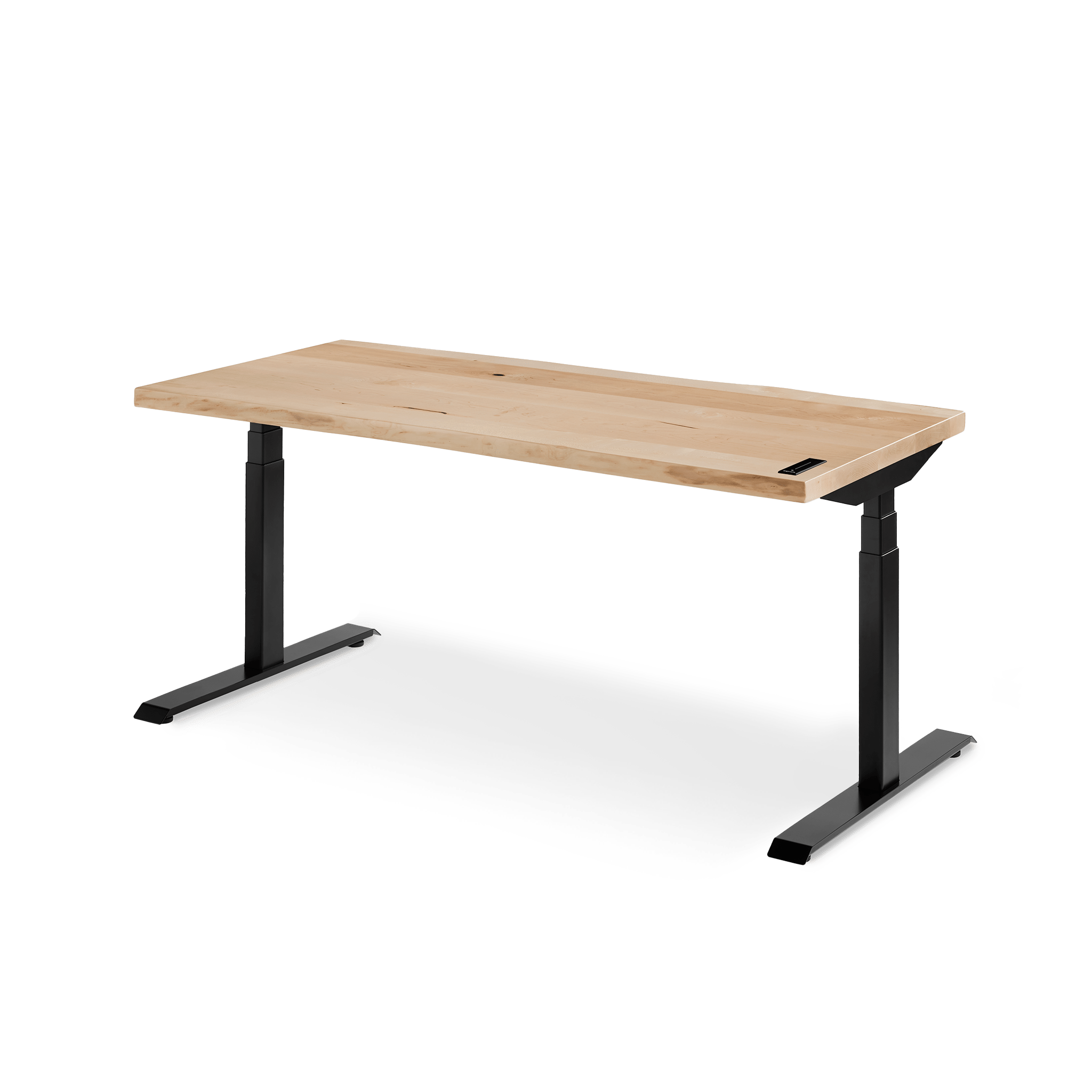 Almost Perfect Alive Desk - Maple__Black - Érable__Noir