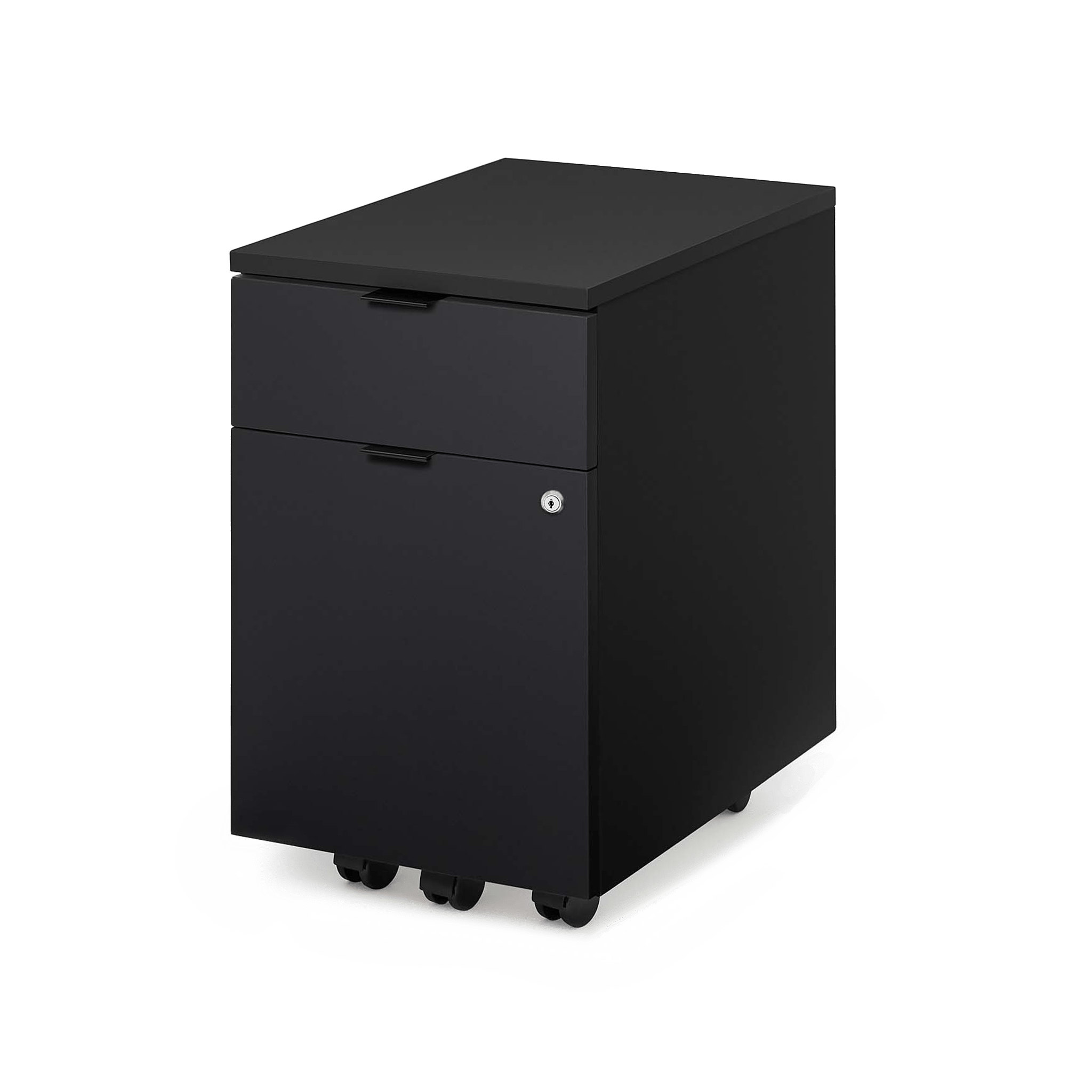 Almost Perfect Neat Filing Cabinet - Black-Black - Noir-Noir