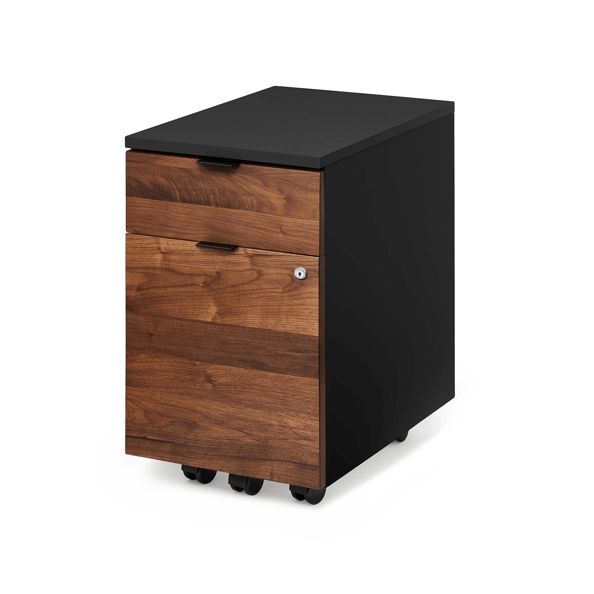 Almost Perfect Neat Filing Cabinet - Black-Walnut - Noir-Noyer