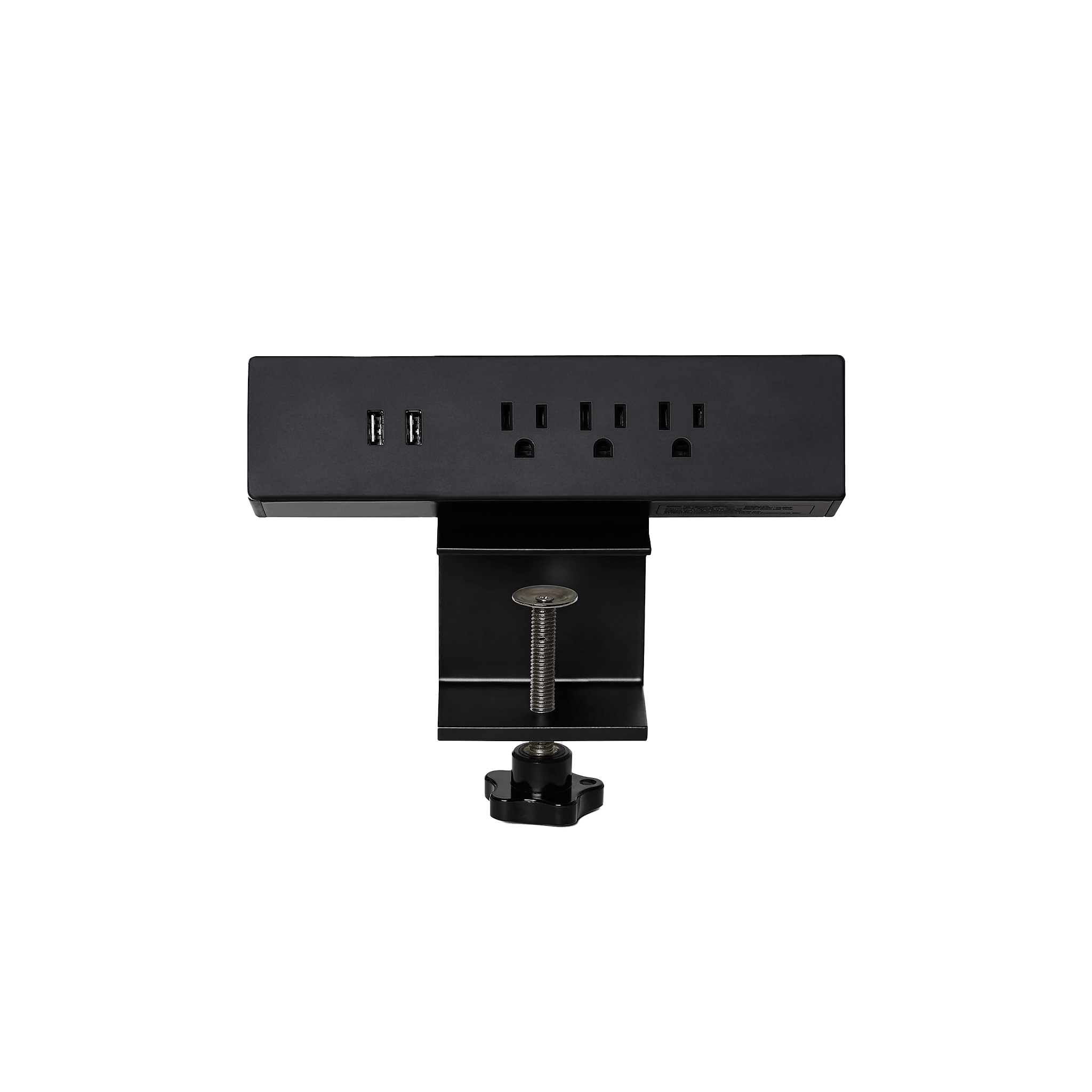 Almost Perfect Power bar outlet - Black-On desk - Noire-Sur bureau