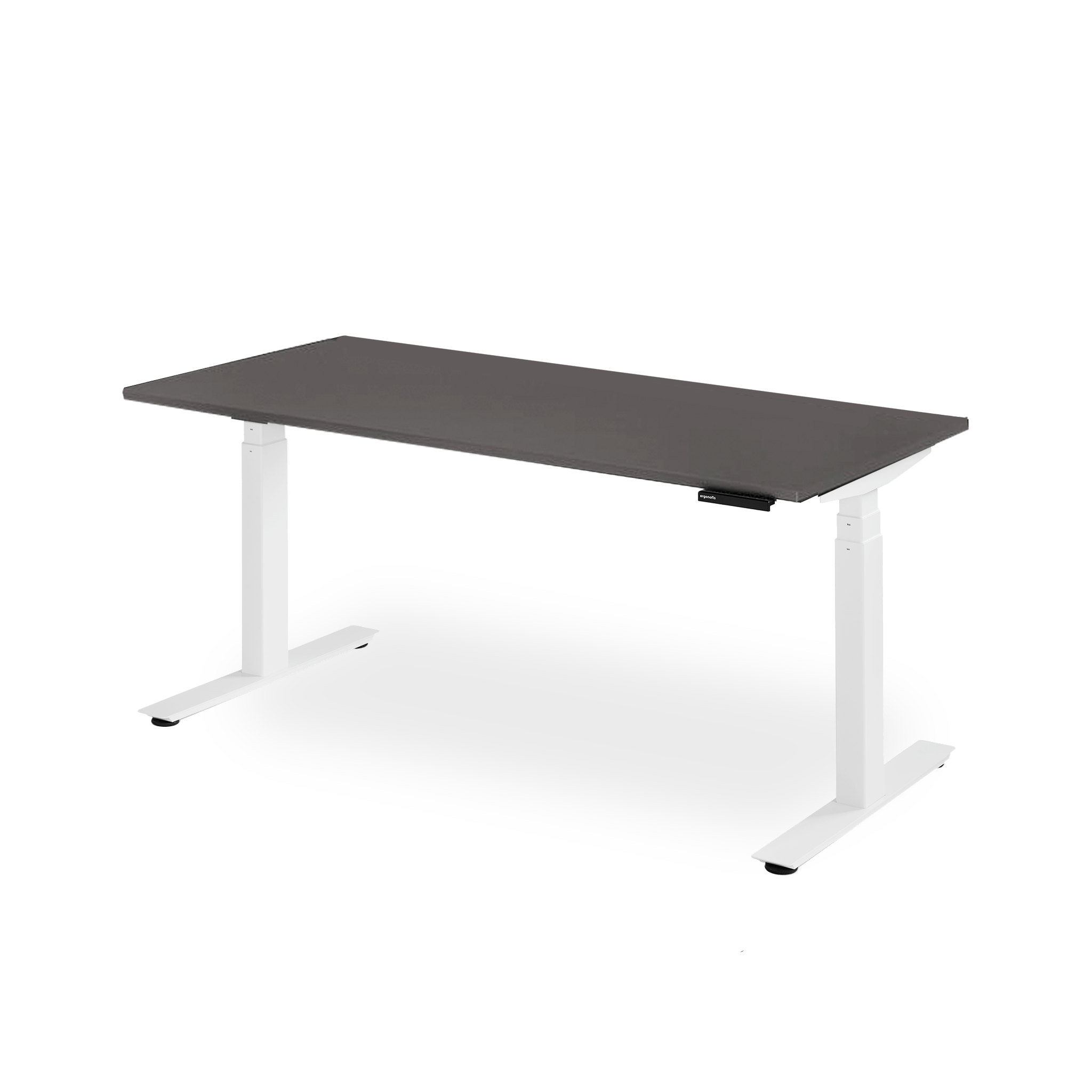 Almost Perfect Shift desk - Graphite Grey__White - Gris graphite__Blanc