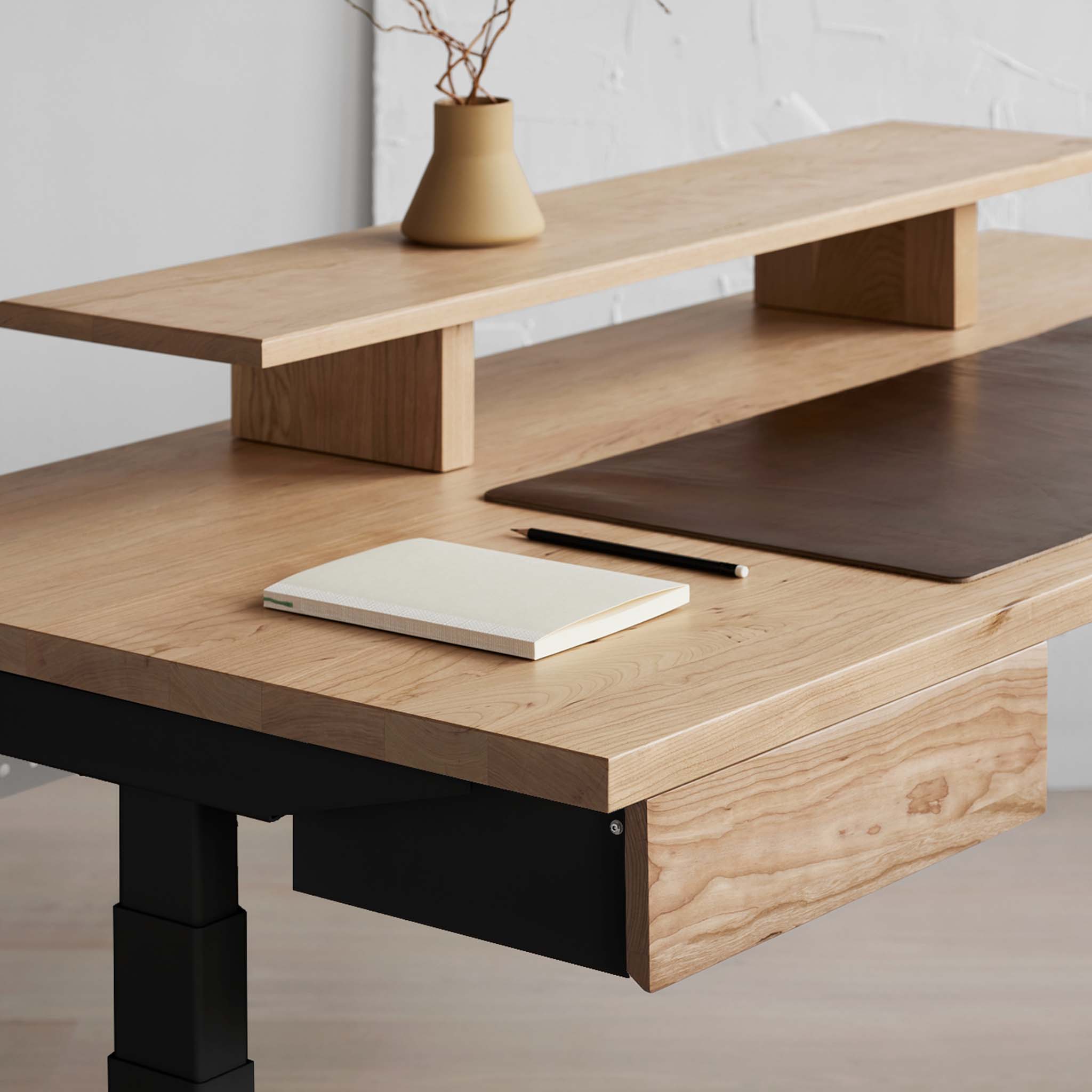 Solid Wood Standing Desk: Shop the Sway Desk | Ergonofis 