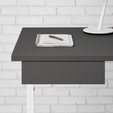 Desk Drawer - White-Graphite Grey - Blanc-Gris Graphite