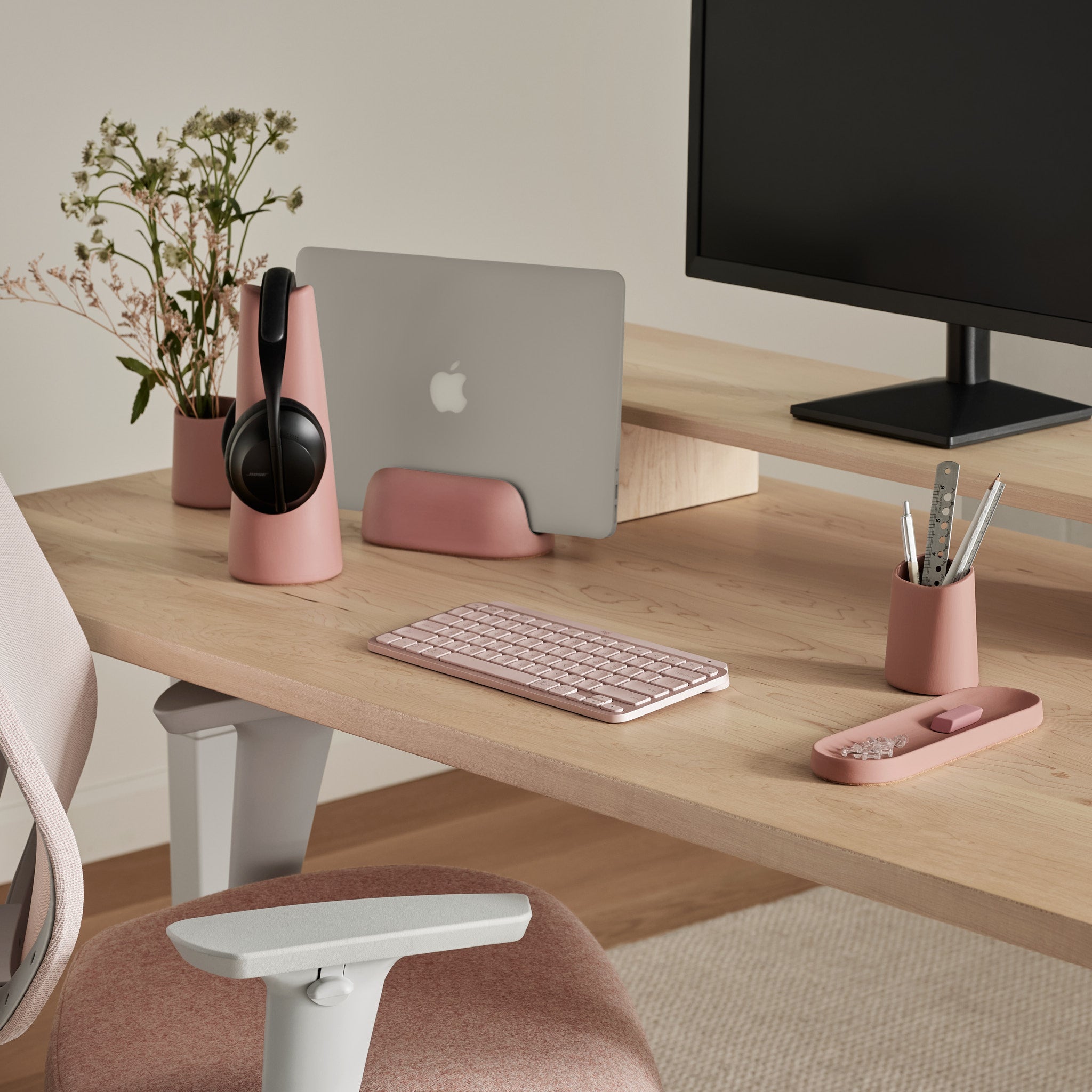 Desk Accessories Set - Blush