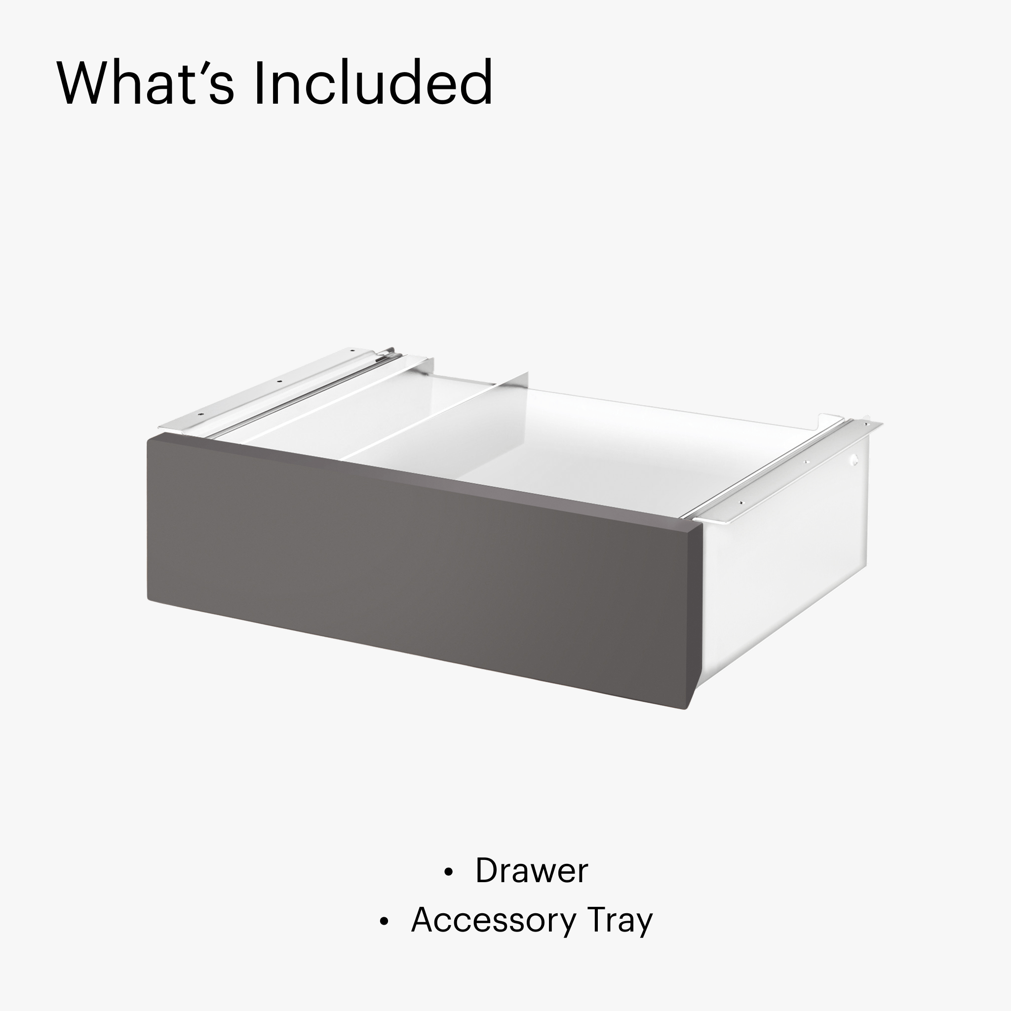 Desk Drawer - White-Graphite_grey - Blanc-Gris_Graphite - first-image