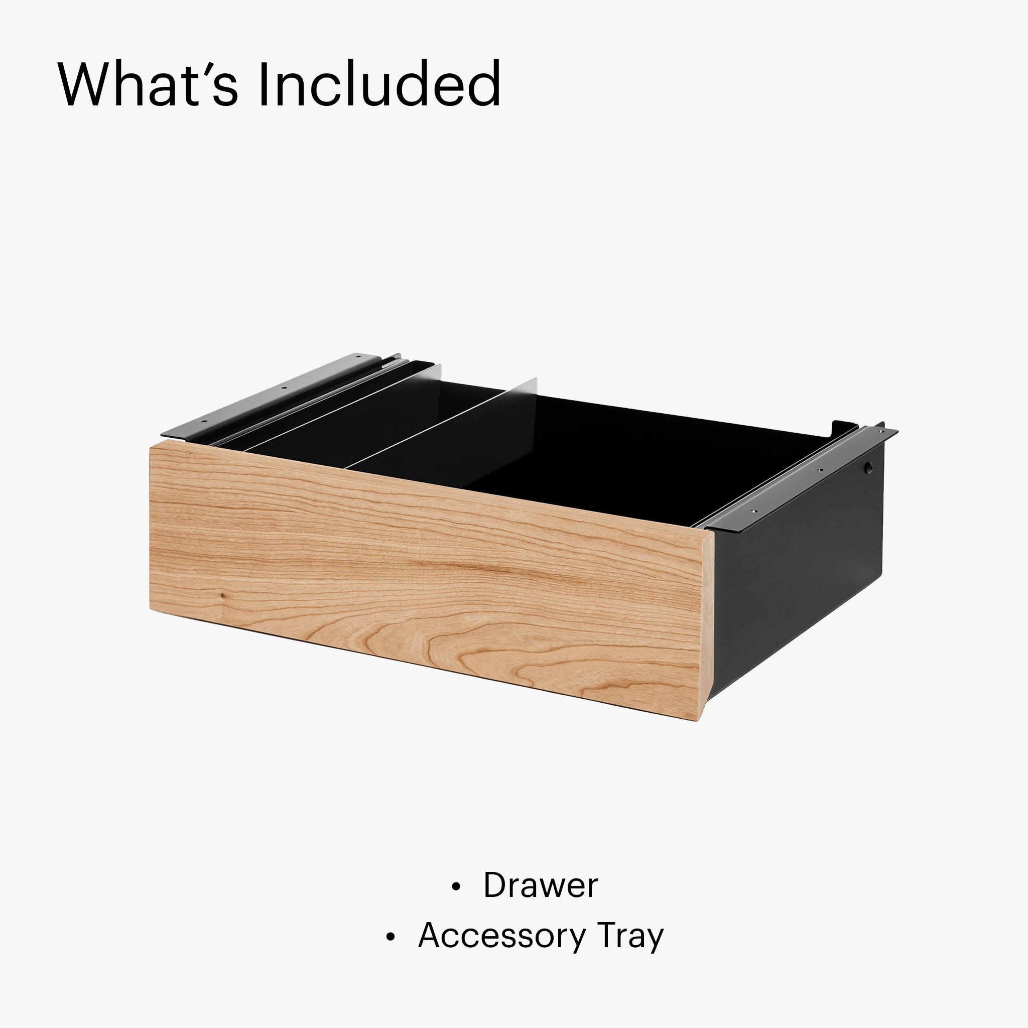 Desk Drawer - Black-Cherrywood - Noir-Cerisier - first-image