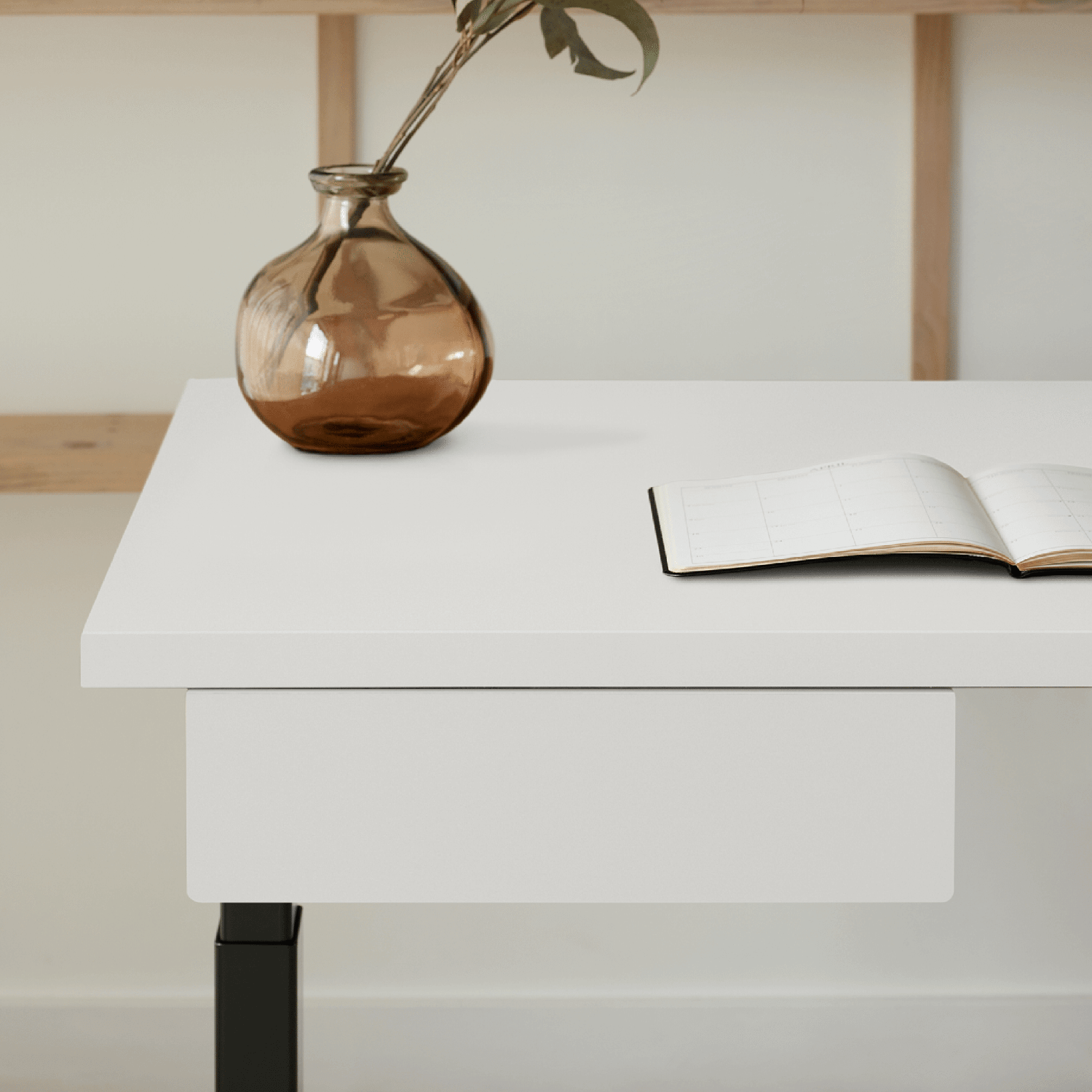 Desk Drawer - Black-Ice white - Noir-Blanc Glacial