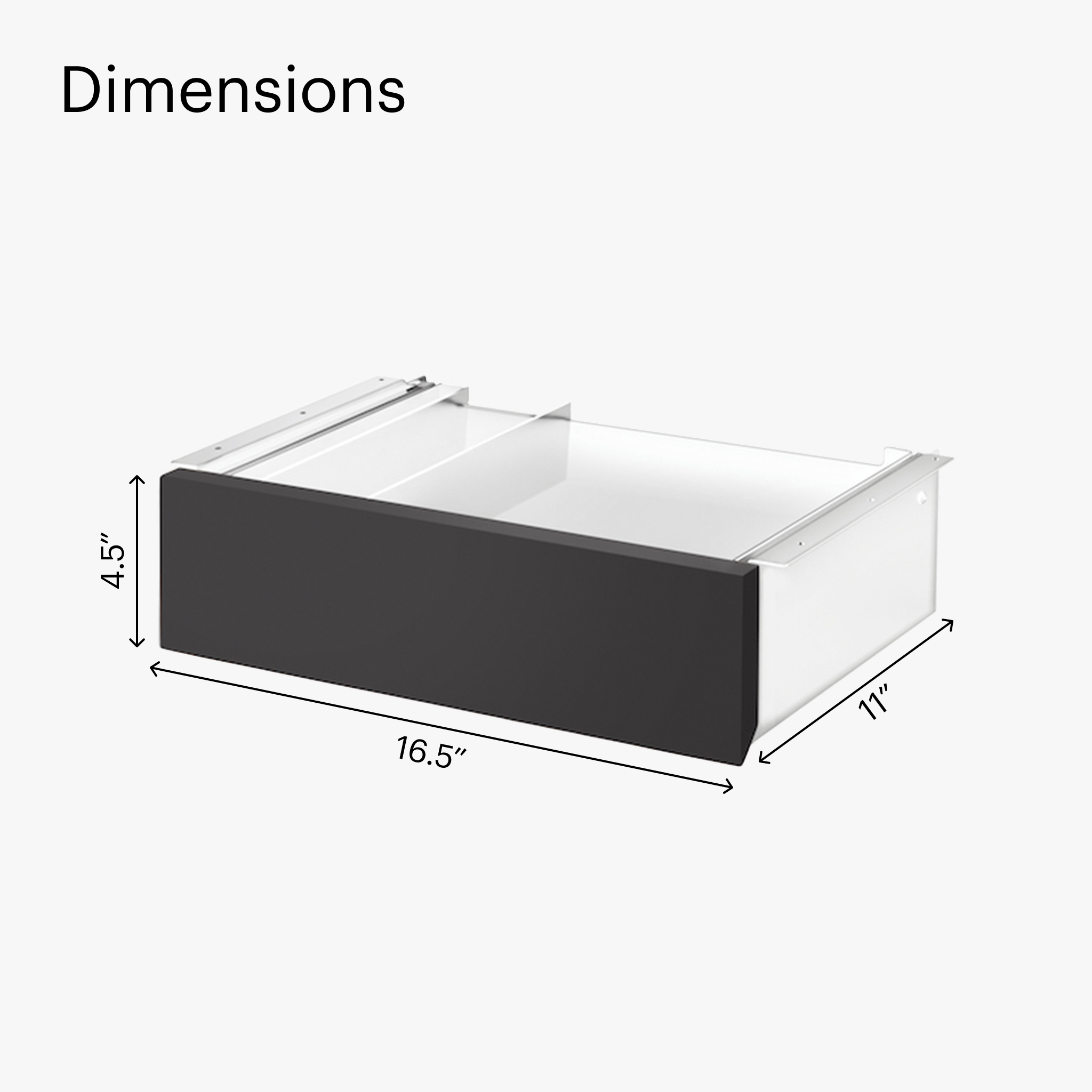 Desk Drawer - White-Deep_Black - Blanc-Noir_Profond - first-image