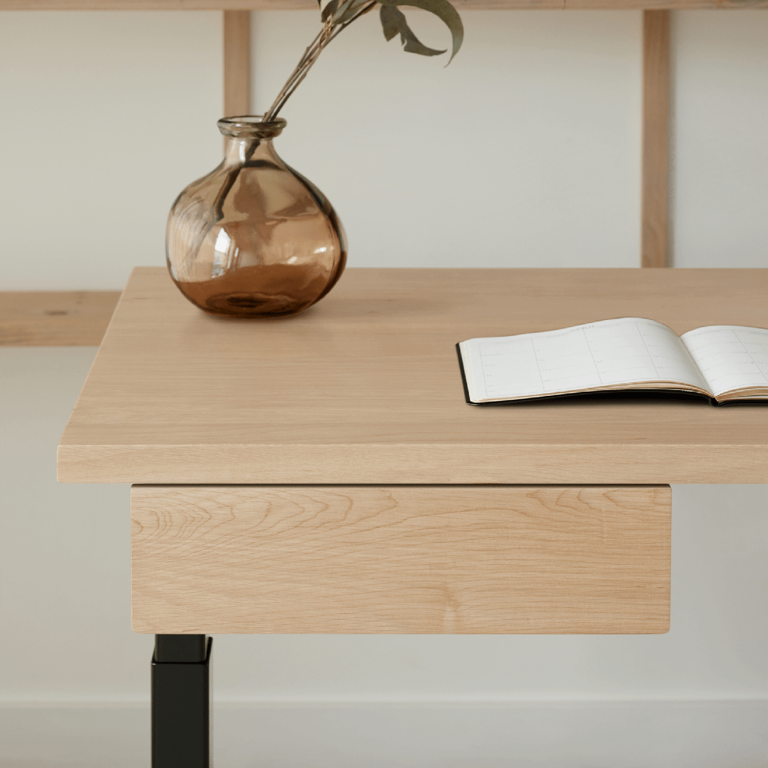 Desk Drawer - Black-Maple - Noir-Érable